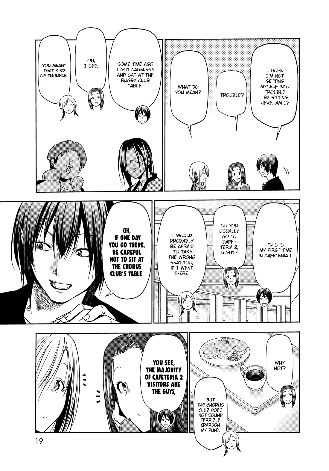 Grand Blue - Chapter 62.5: Cafeteria 1