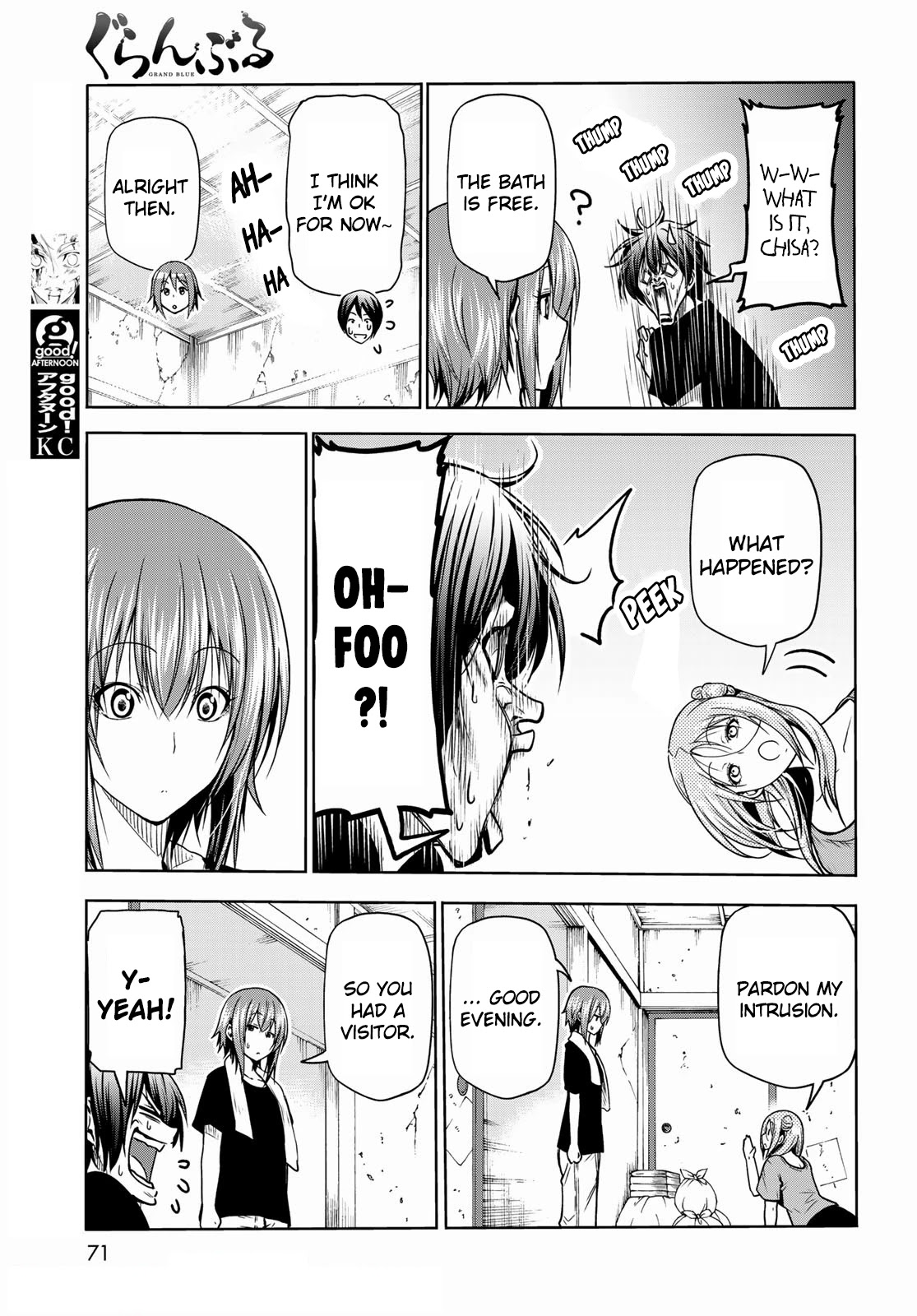 Grand Blue - Chapter 71: Late-Night Calisthenics