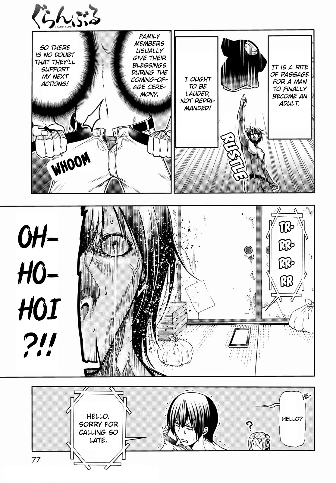 Grand Blue - Chapter 71: Late-Night Calisthenics