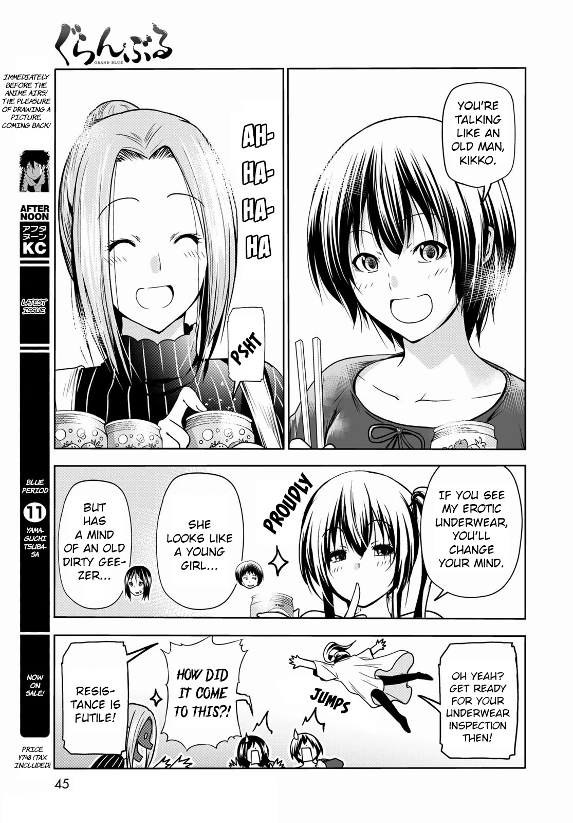 Grand Blue - Chapter 72: Sadness, Another Round