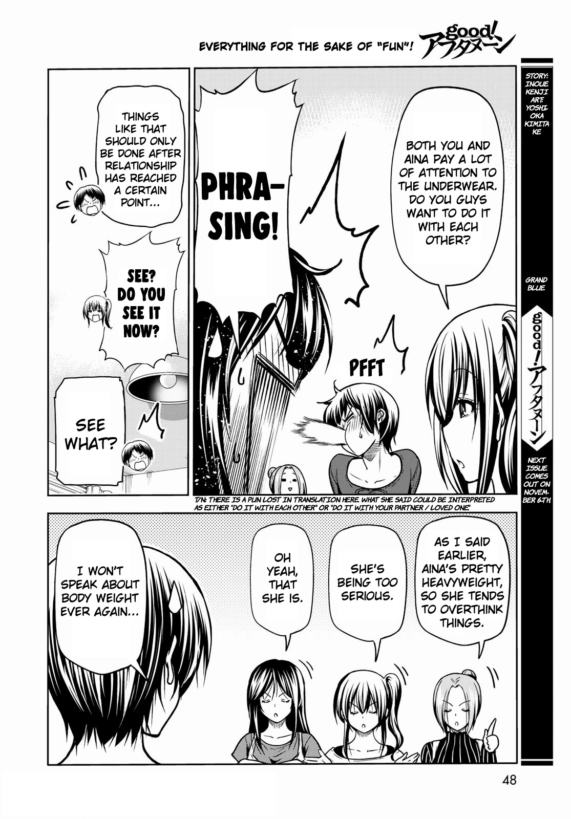 Grand Blue - Chapter 72: Sadness, Another Round