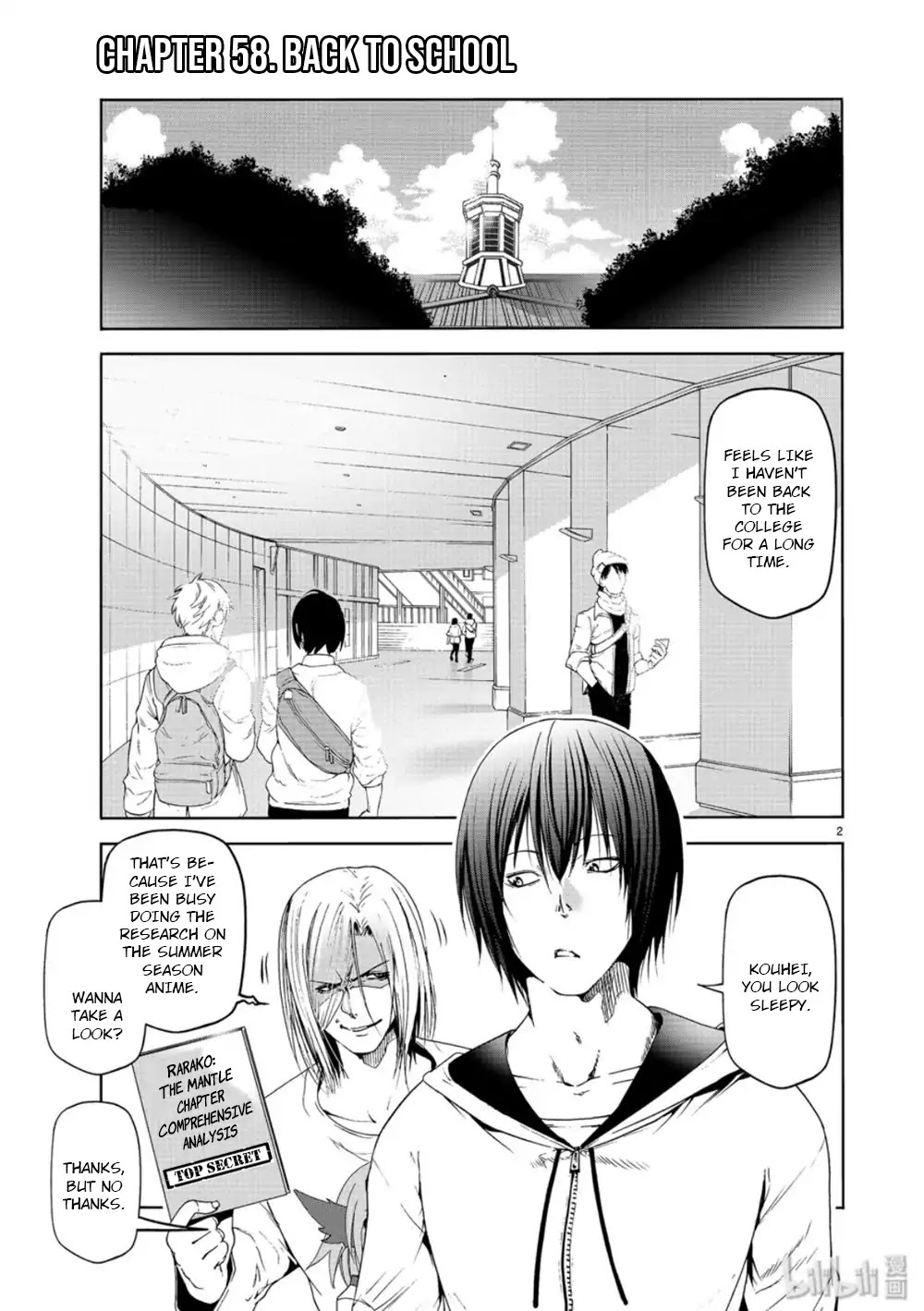 Grand Blue - Chapter 58: Back To School