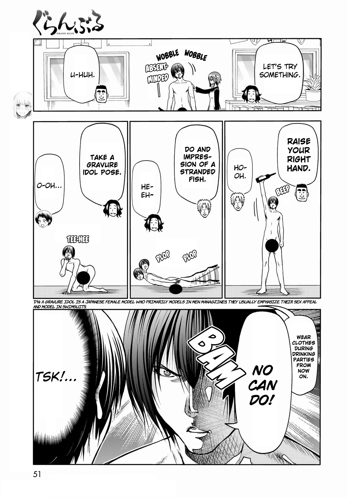 Grand Blue - Chapter 73: Loyalty Challenge