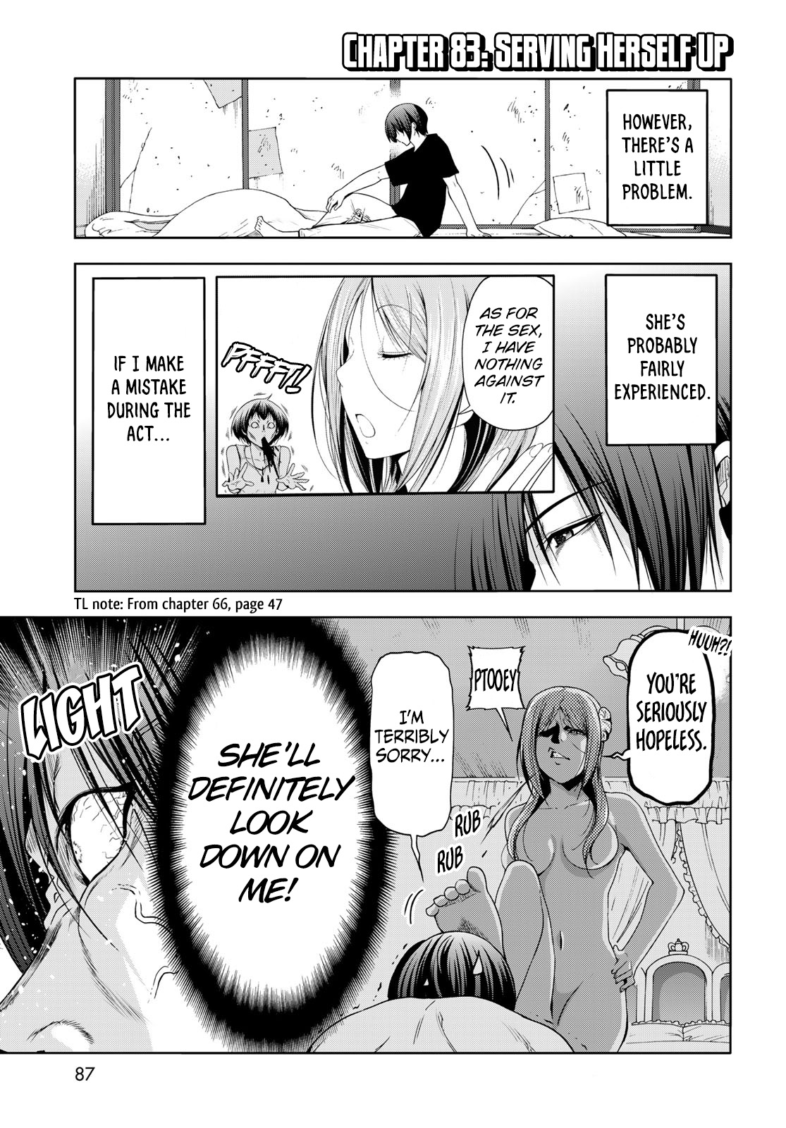 Grand Blue - Chapter 83: Serving Herself Up