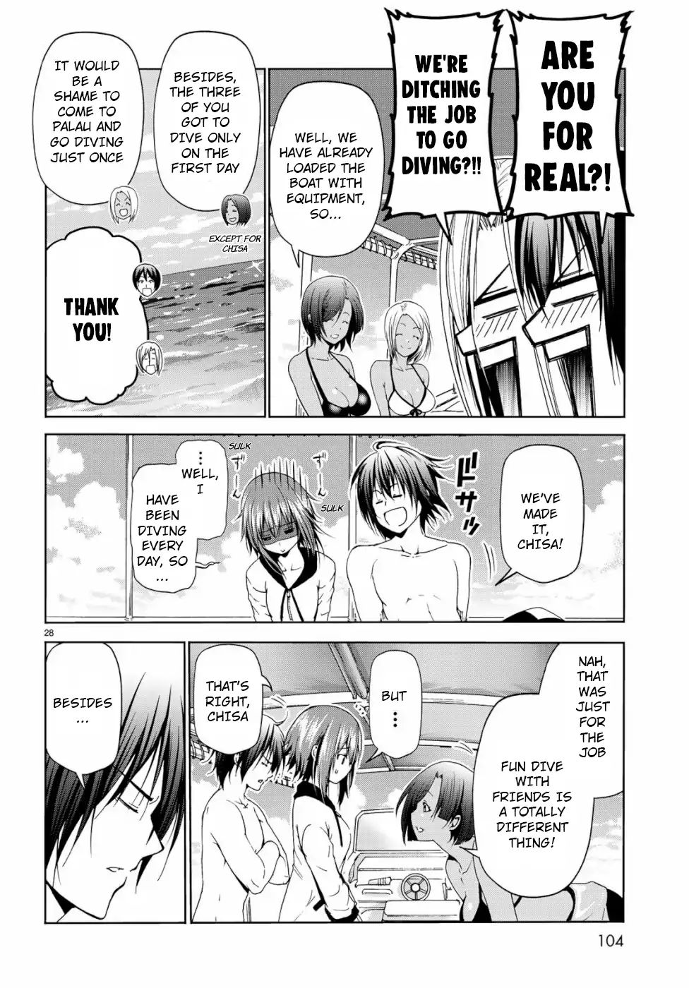 Grand Blue - Chapter 56: Fun Dive