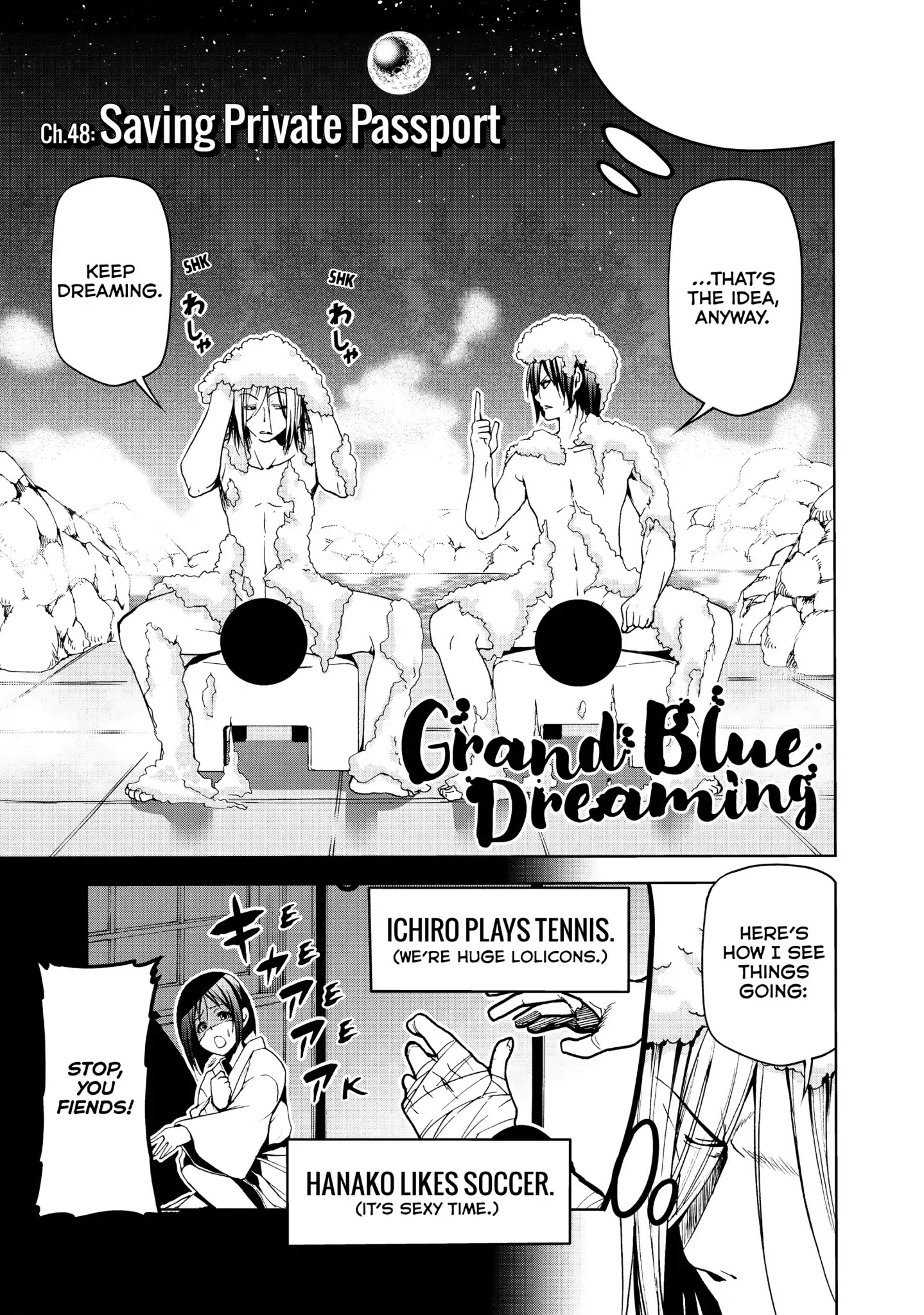 Grand Blue - Chapter 48: Saving Private Passport