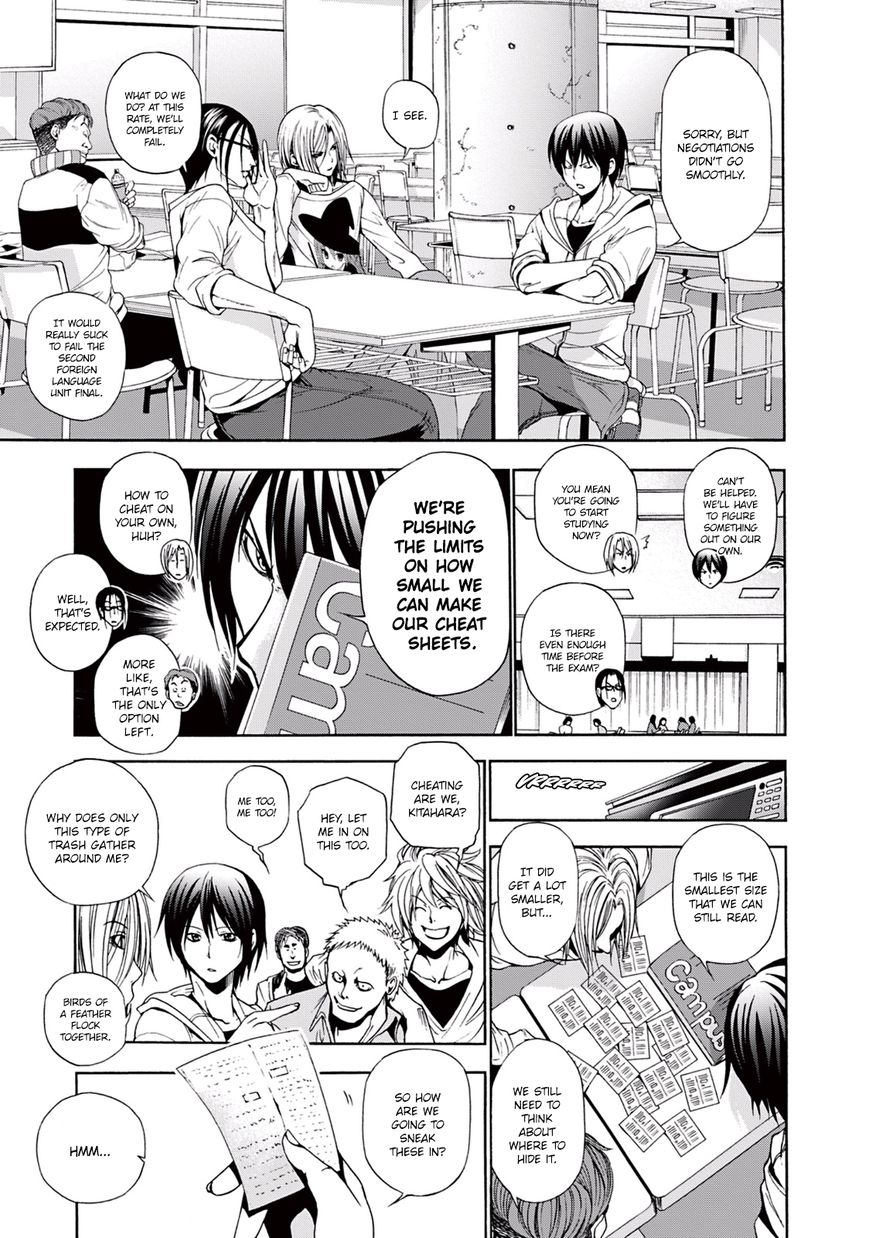 Grand Blue - Chapter 8.5 : Idiots, Tests, And Cheating