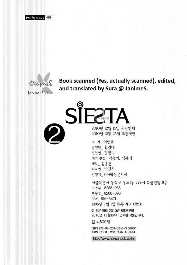 Siesta - Vol.2 Chapter 14