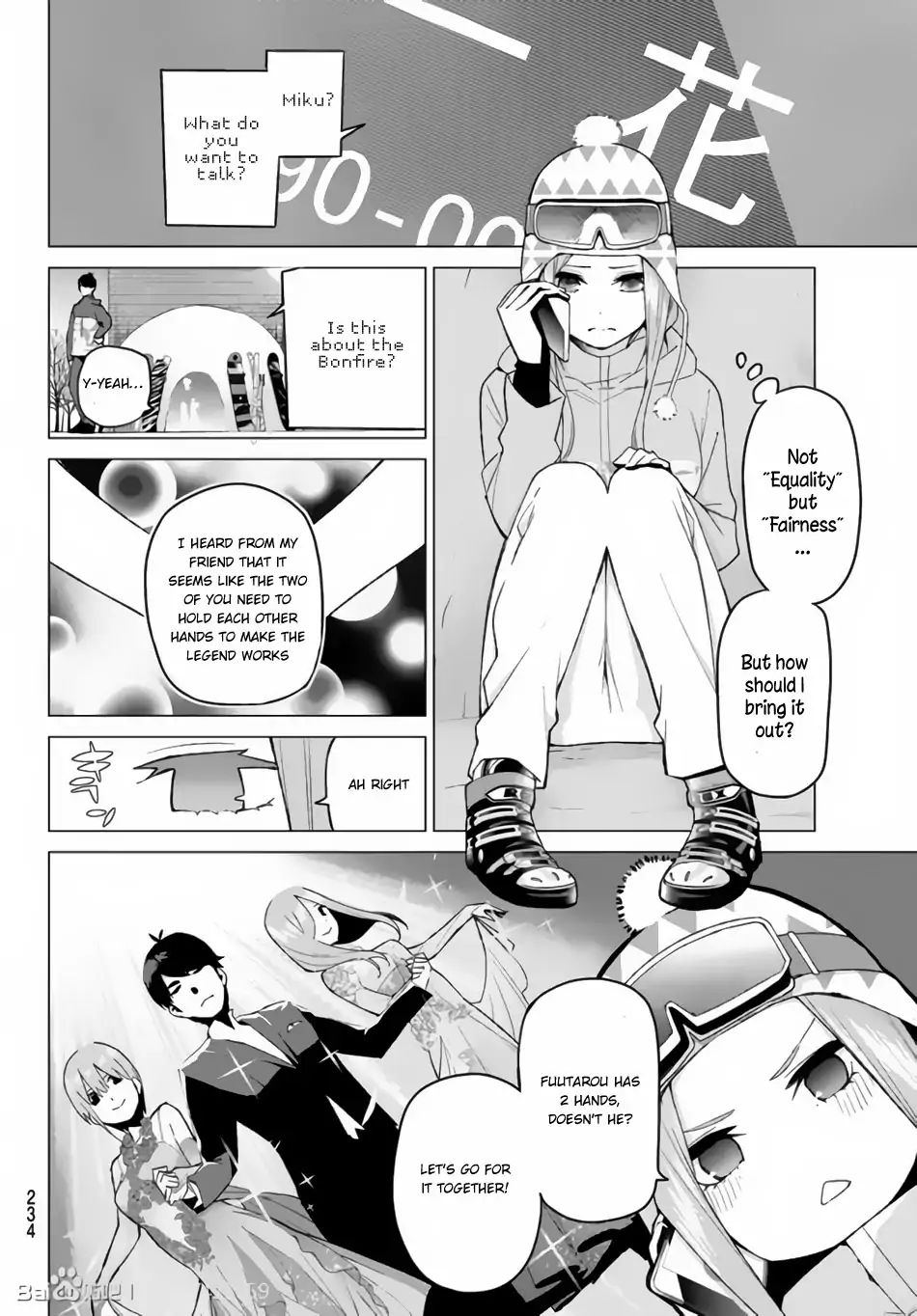 Go-Toubun No Hanayome - Vol.4 Chapter 30: The Legend That Binds - Day Three (2)