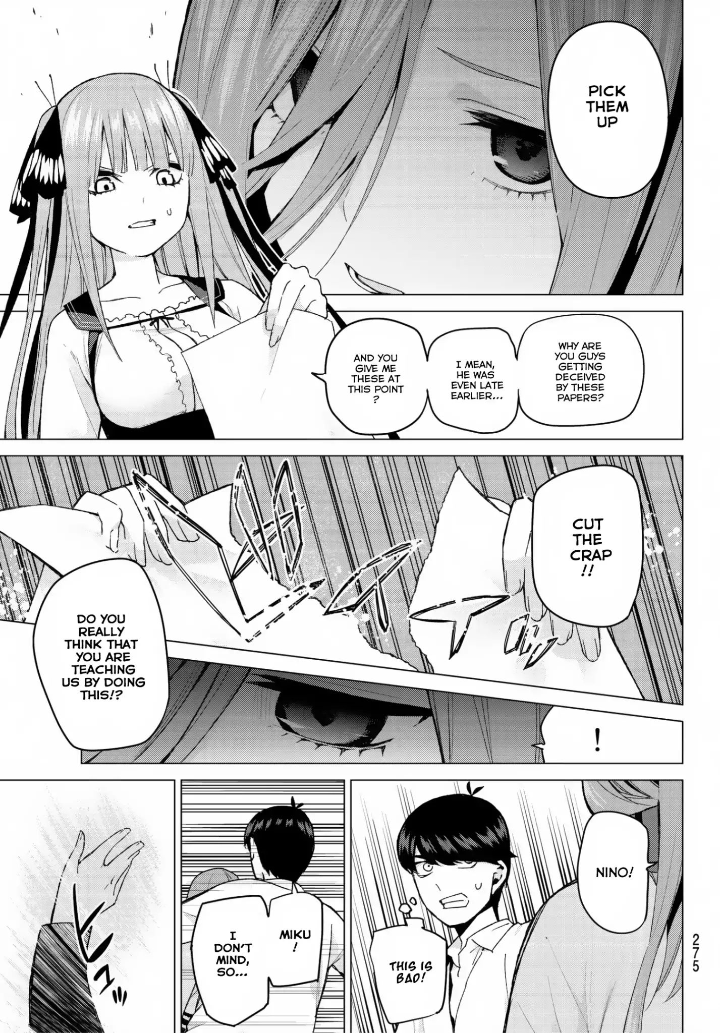 Go-Toubun No Hanayome - Vol.5 Chapter 39: Seven Goodbyes ①