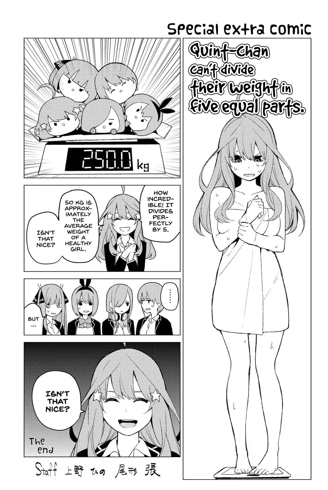 Go-Toubun No Hanayome - Vol.2 Chapter 14.5: Volume 2 Extras