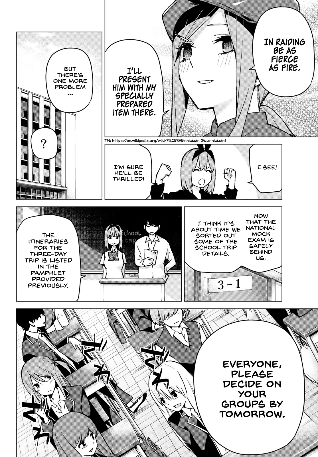 Go-Toubun No Hanayome - Chapter 78: Sisters’ War - First Battle