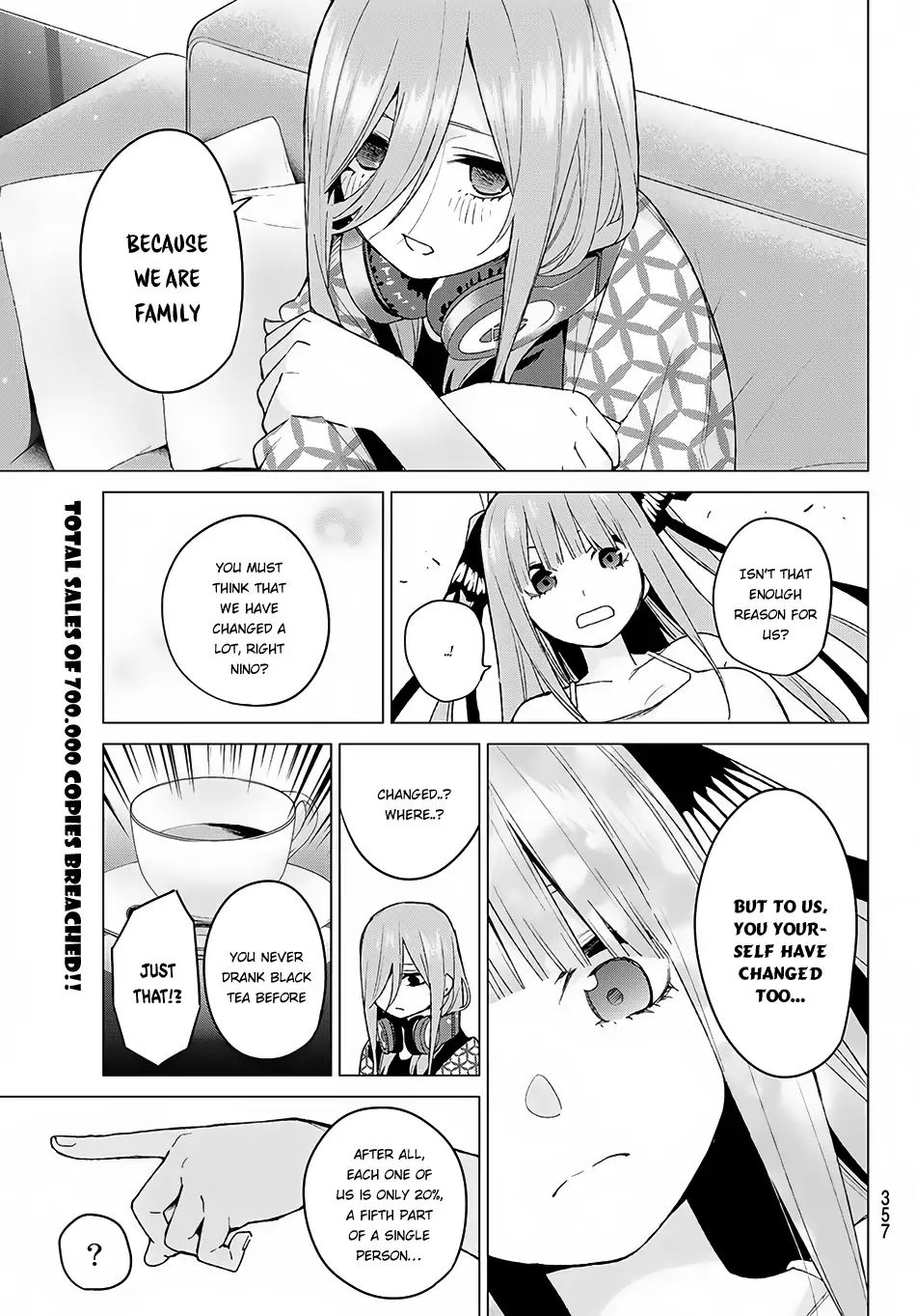 Go-Toubun No Hanayome - Chapter 46: Seven Goodbyes ⑧