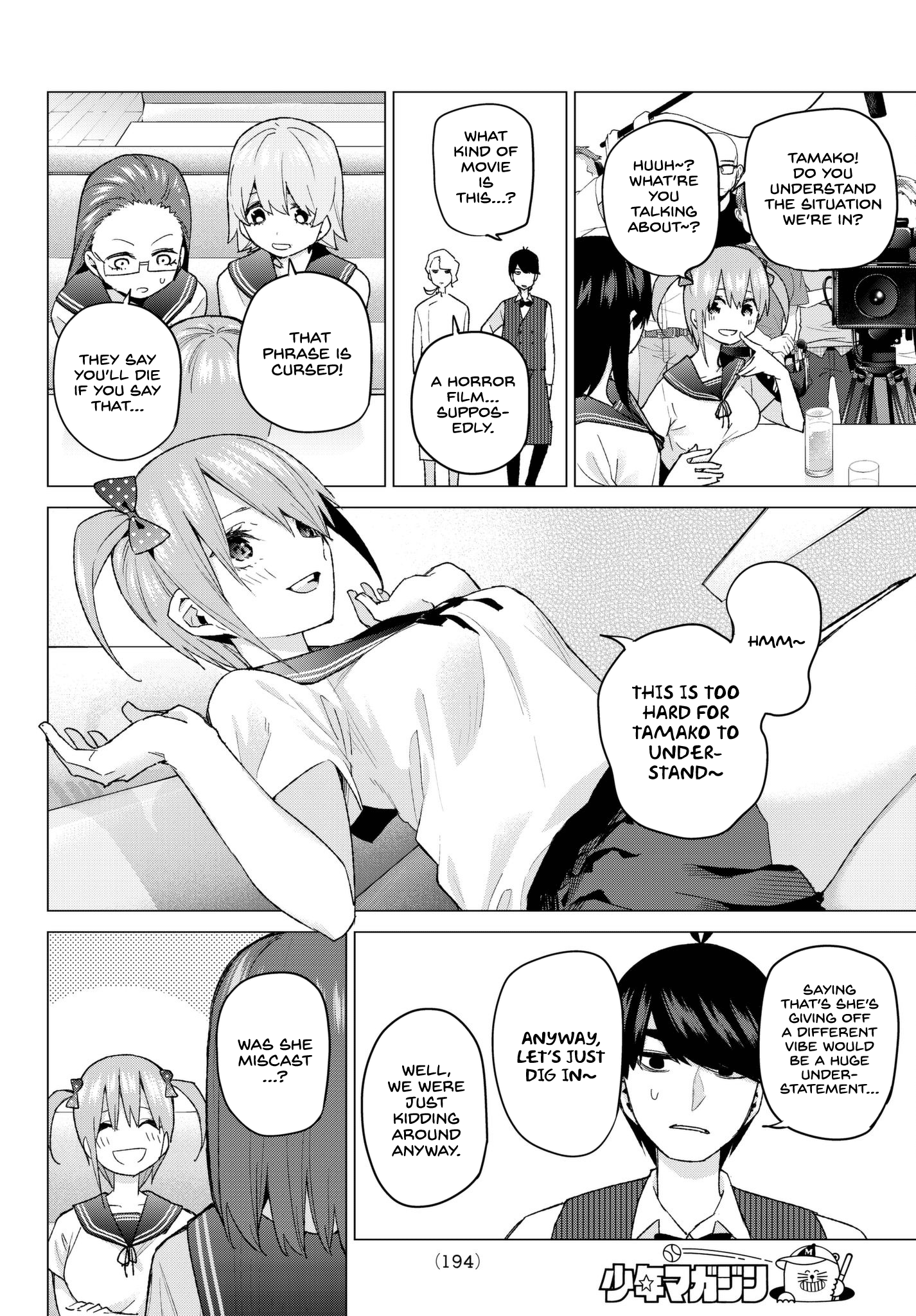 Go-Toubun No Hanayome - Chapter 53: Good Work Today ②