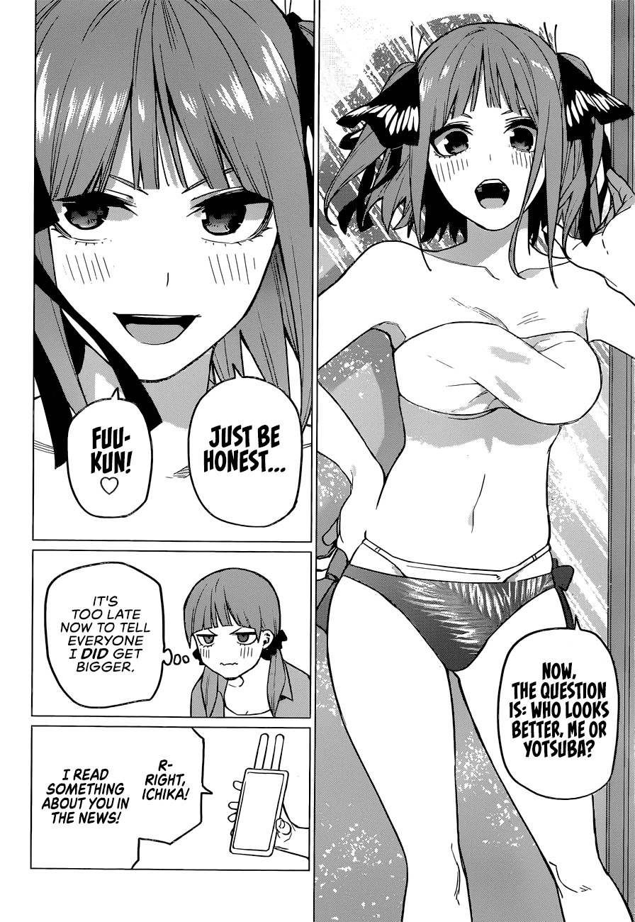 Go-Toubun No Hanayome - Chapter 123: The Quintuplets Can't Share A Secret