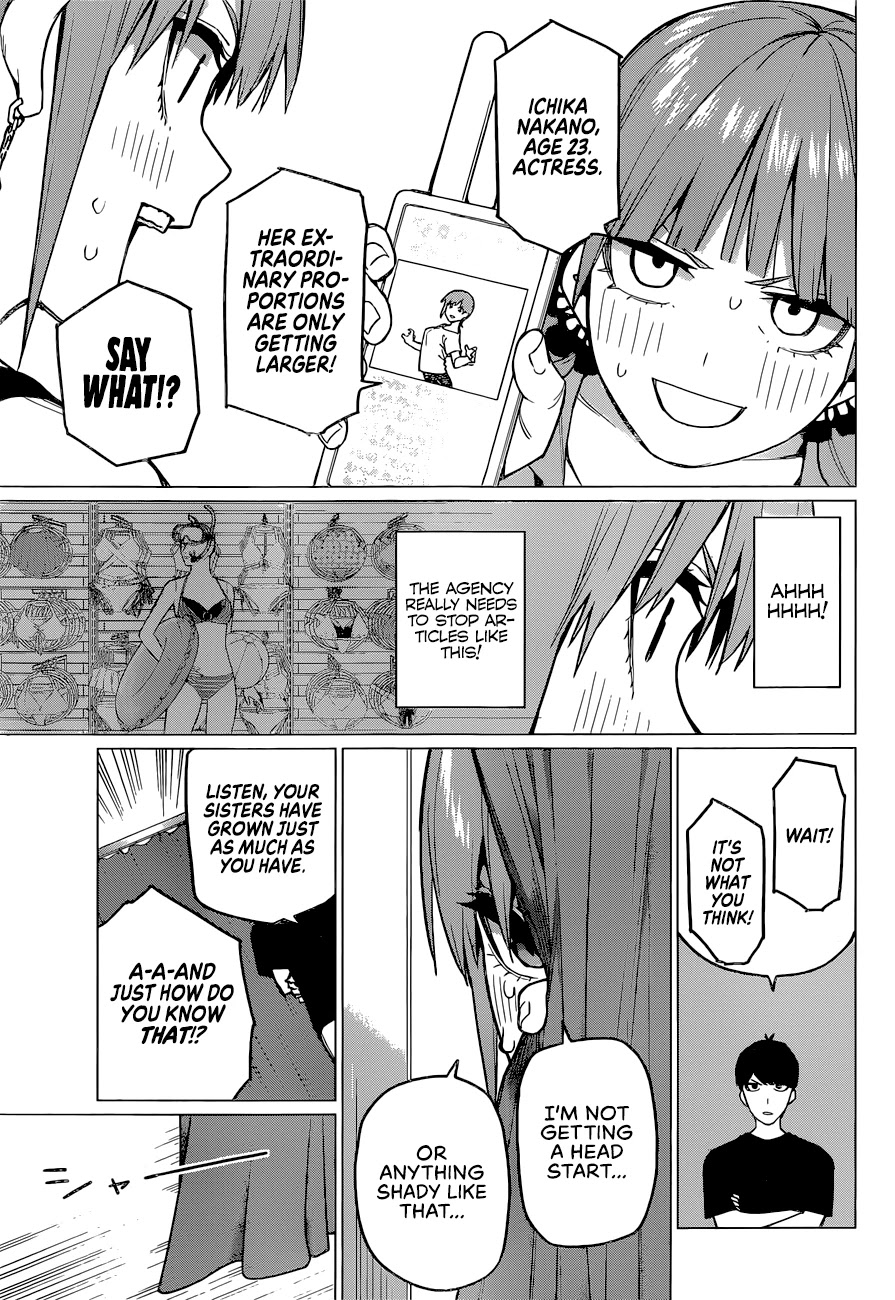 Go-Toubun No Hanayome - Chapter 123: The Quintuplets Can't Share A Secret