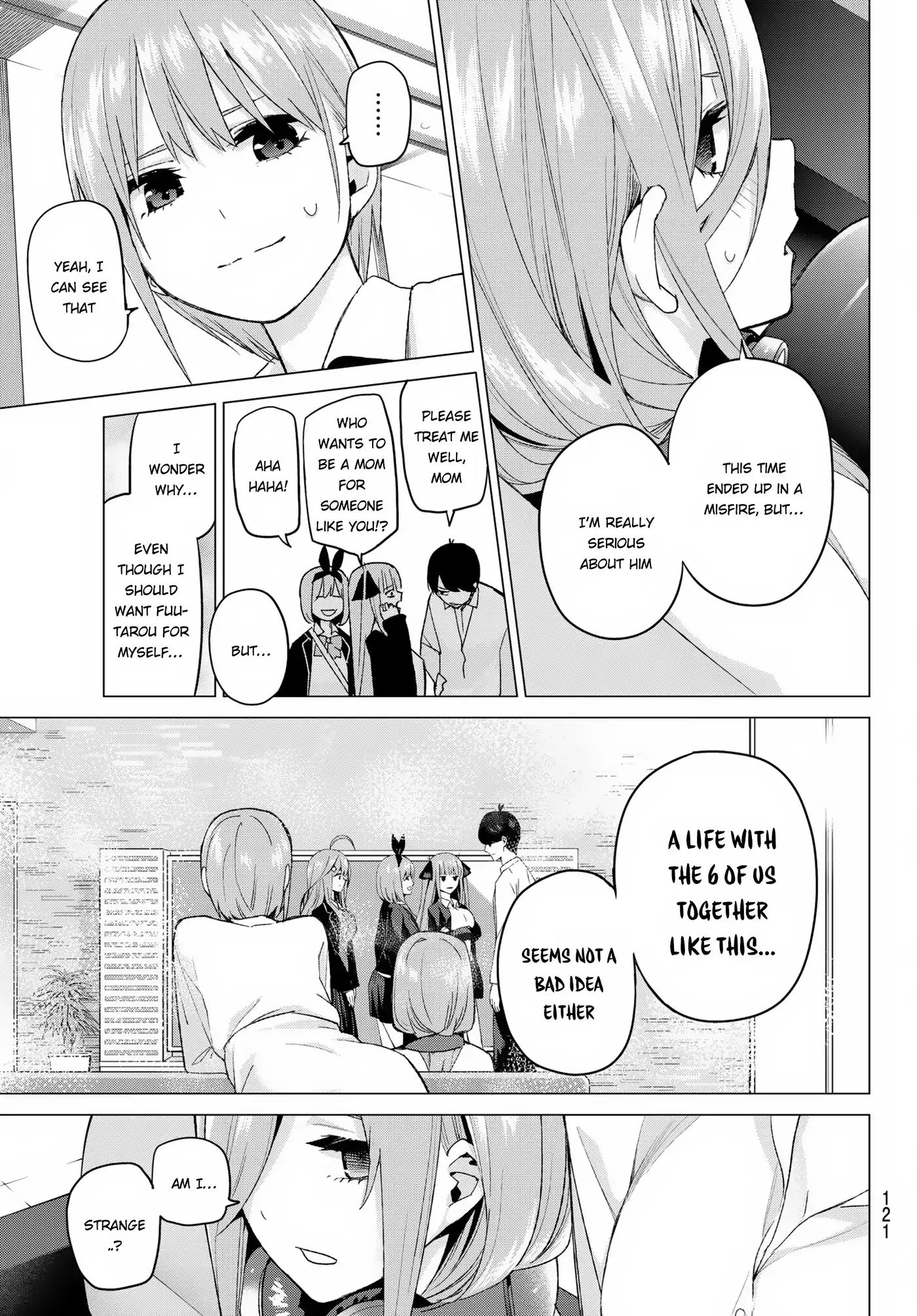 Go-Toubun No Hanayome - Vol.5 Chapter 38: Confession In The Living Room