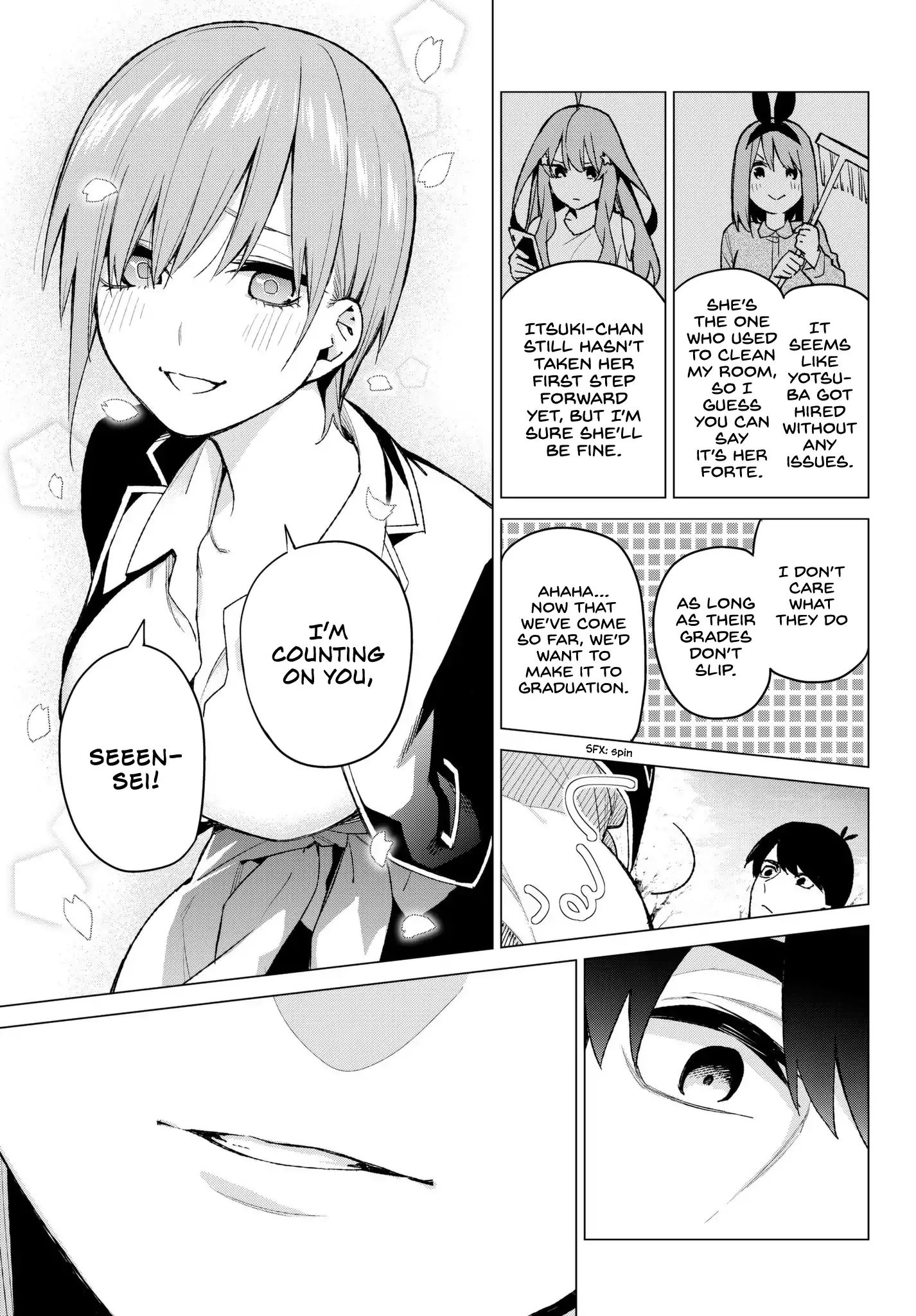 Go-Toubun No Hanayome - Chapter 69: Welcome To Class 3-1