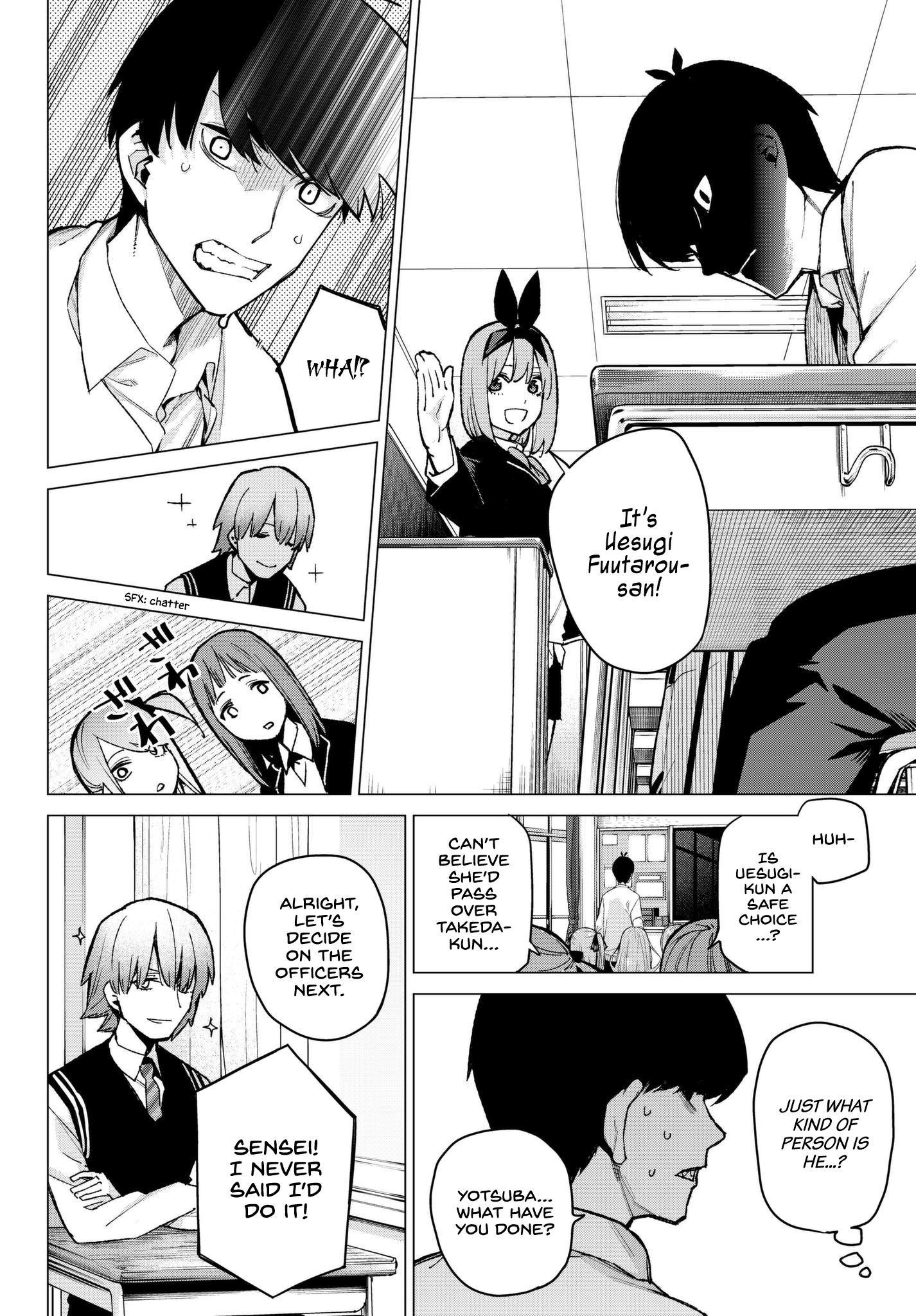 Go-Toubun No Hanayome - Chapter 70: The Responsibilities Of The Class Representative