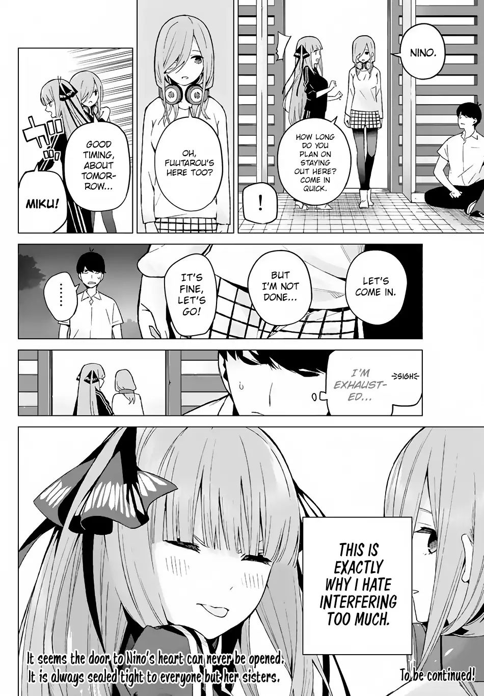 Go-Toubun No Hanayome - Vol.2 Chapter 6