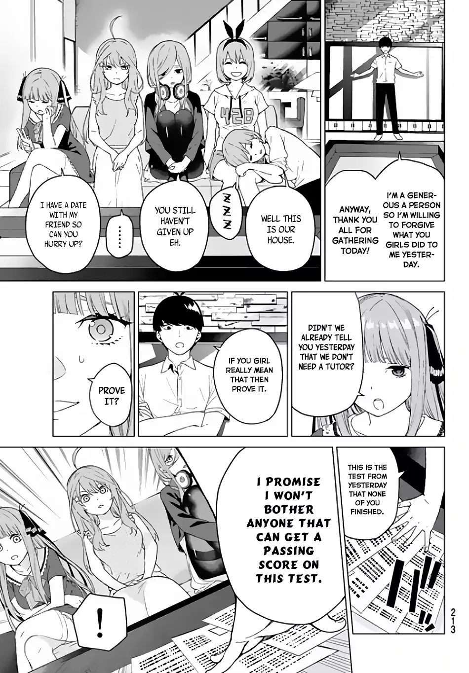 Go-Toubun No Hanayome - Vol.1 Chapter 2: The House Visit