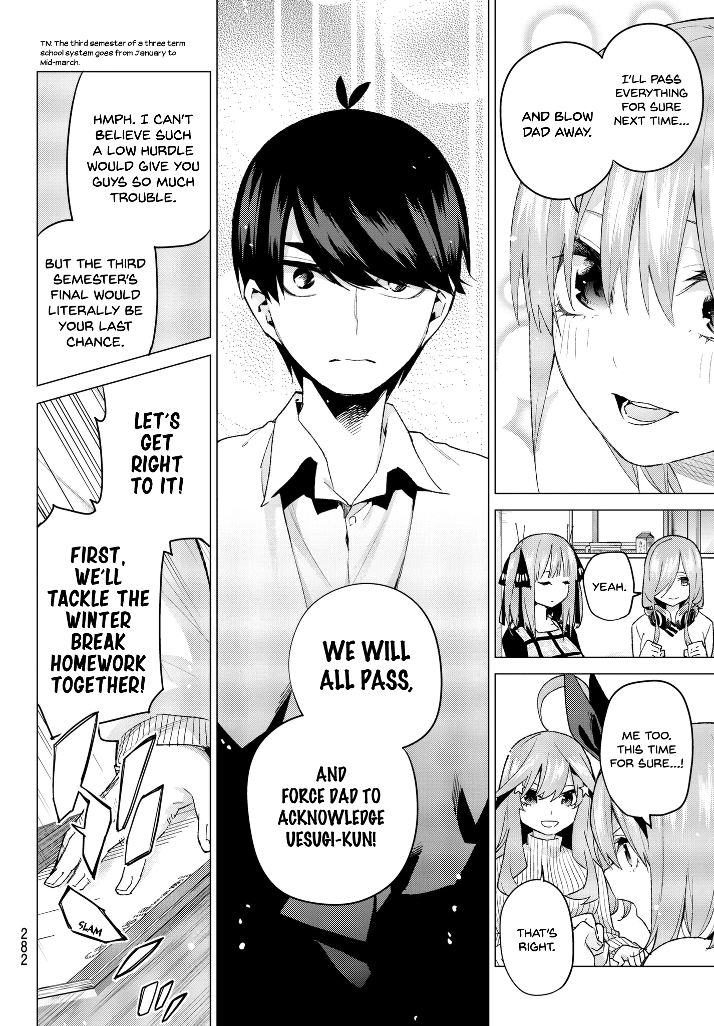 Go-Toubun No Hanayome - Chapter 52: Good Work Today ①