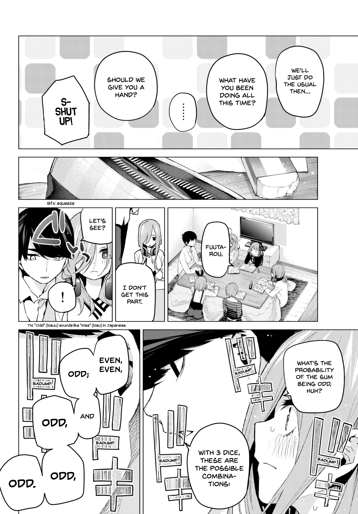 Go-Toubun No Hanayome - Chapter 52: Good Work Today ①