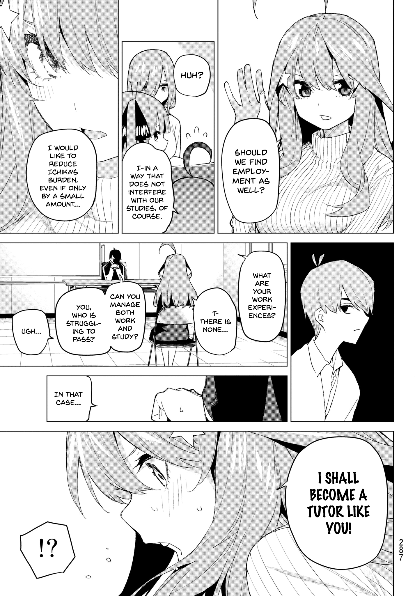 Go-Toubun No Hanayome - Chapter 52: Good Work Today ①