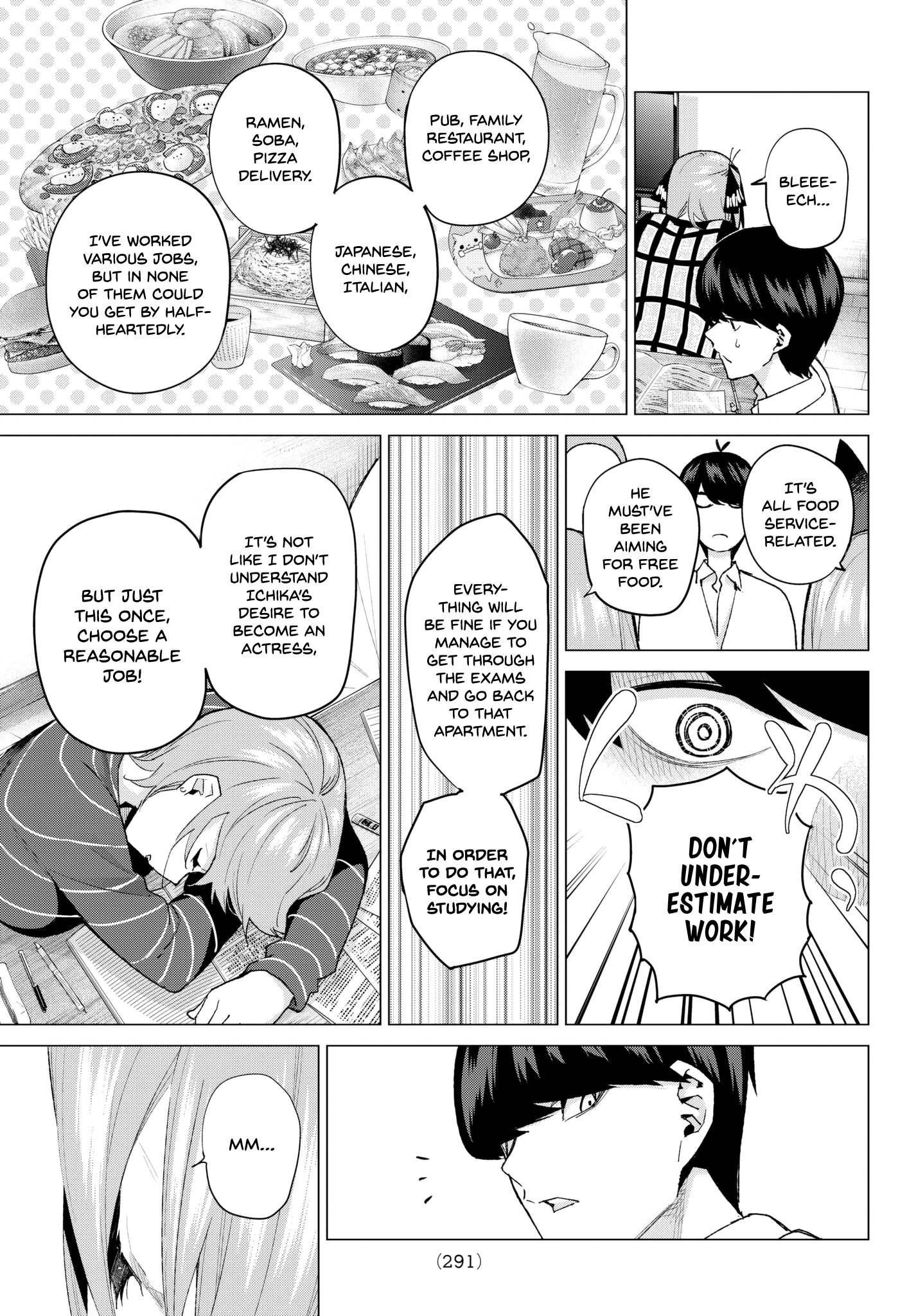 Go-Toubun No Hanayome - Chapter 52: Good Work Today ①