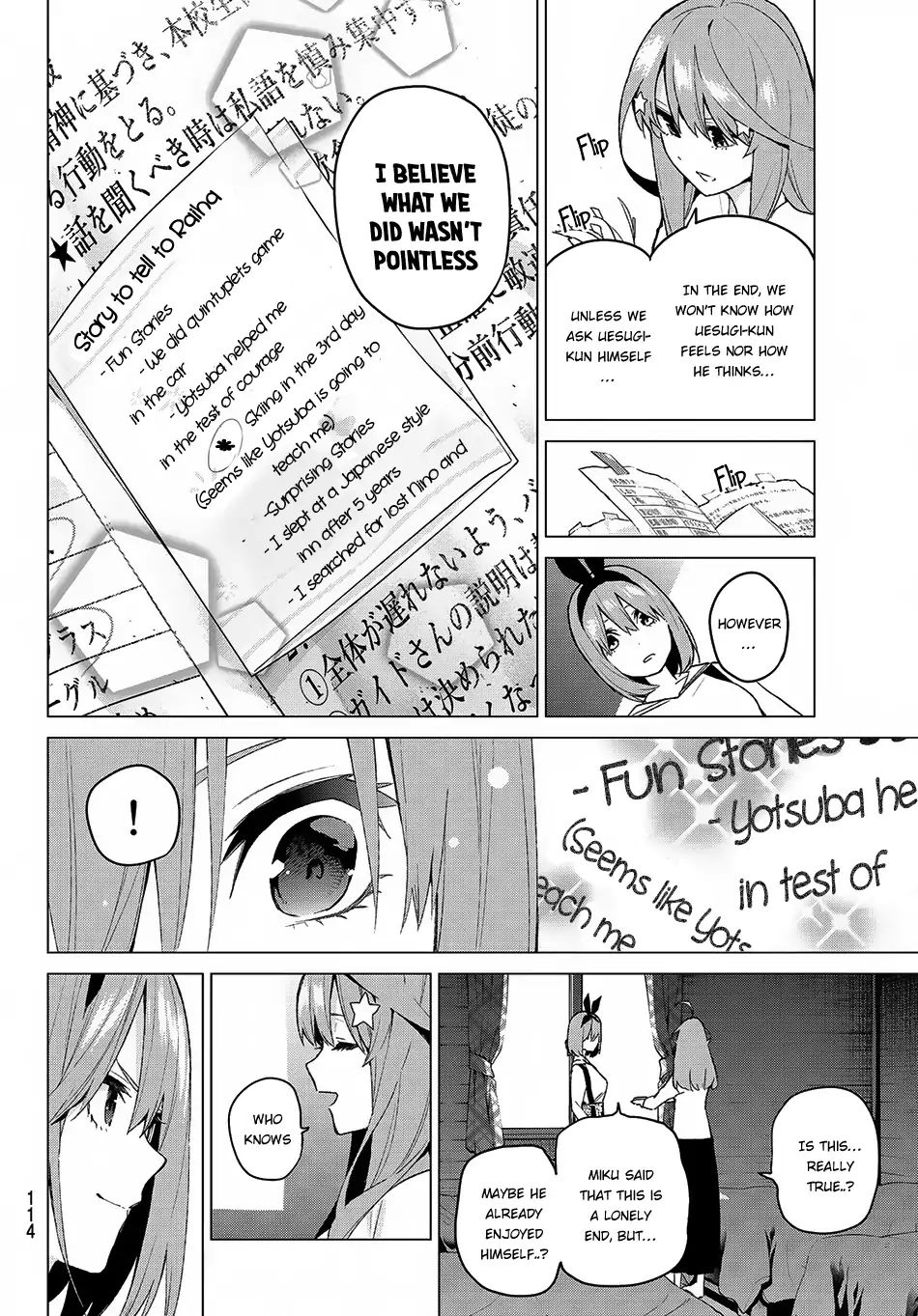 Go-Toubun No Hanayome - Vol.4 Chapter 31: The Legend That Binds - Day Three (3)