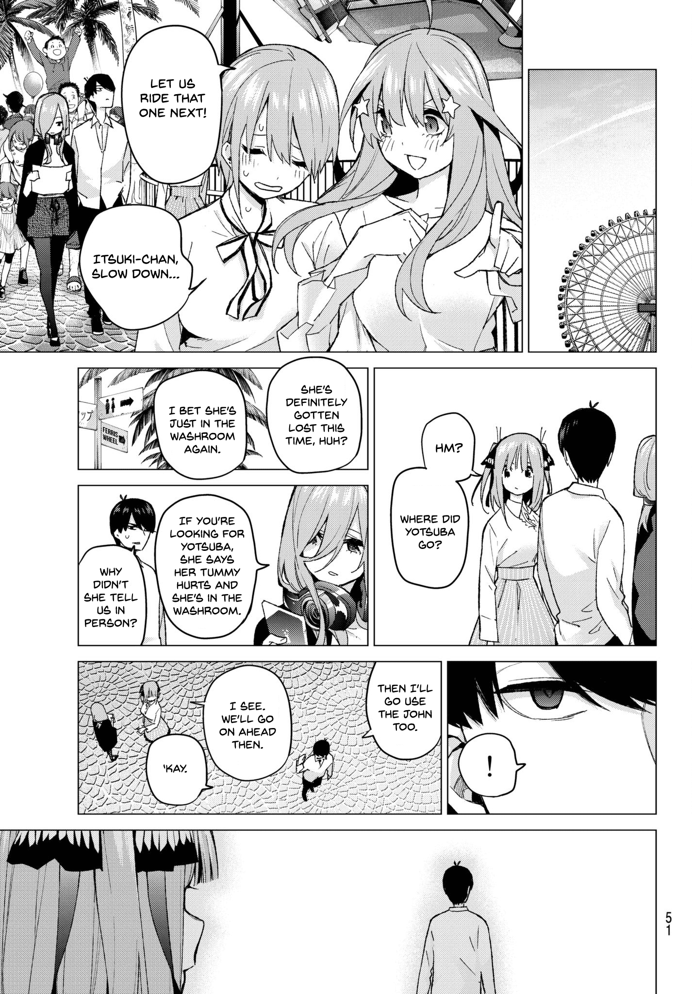 Go-Toubun No Hanayome - Chapter 56: The Last Exam - Yotsuba’s Side