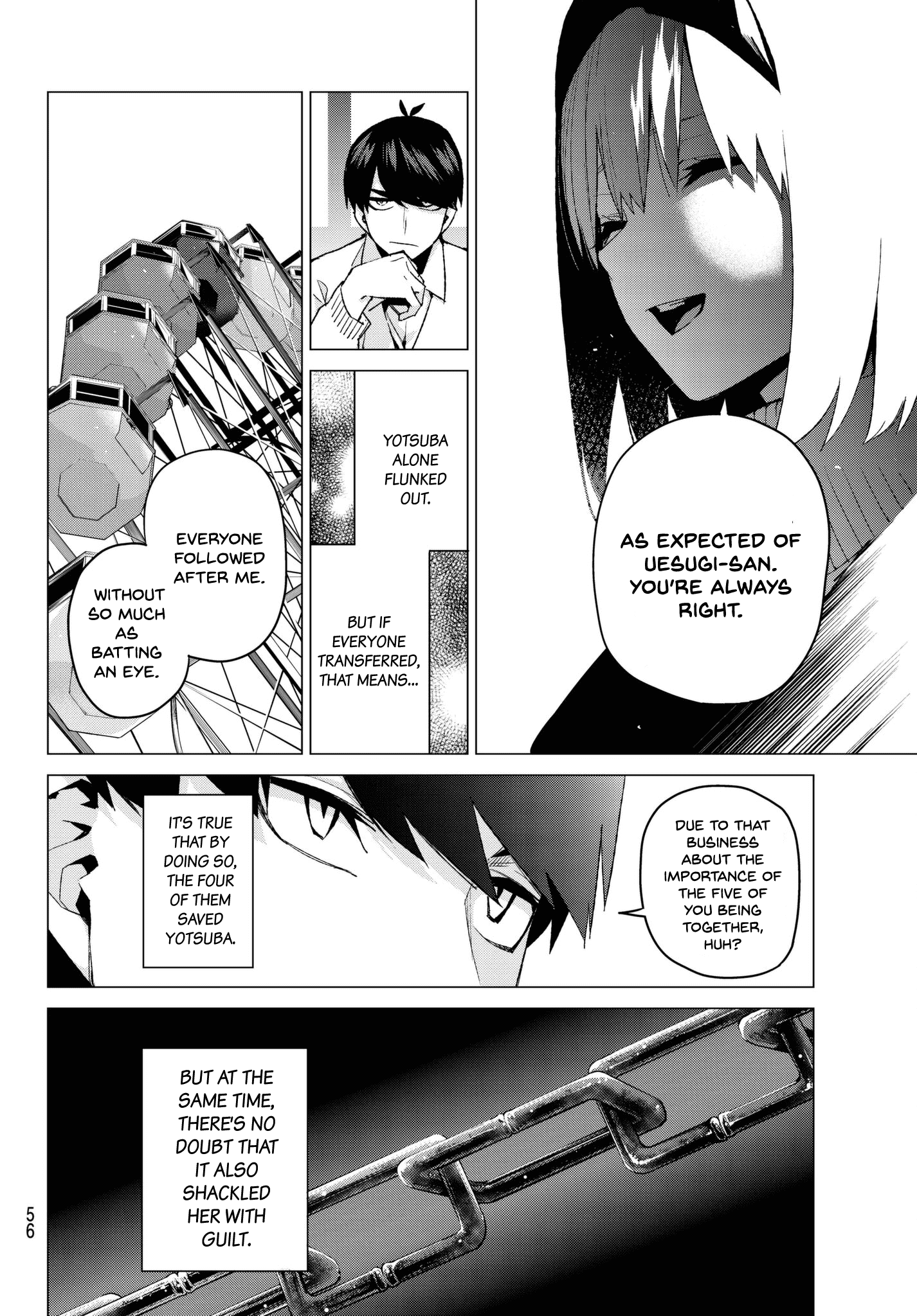 Go-Toubun No Hanayome - Chapter 56: The Last Exam - Yotsuba’s Side