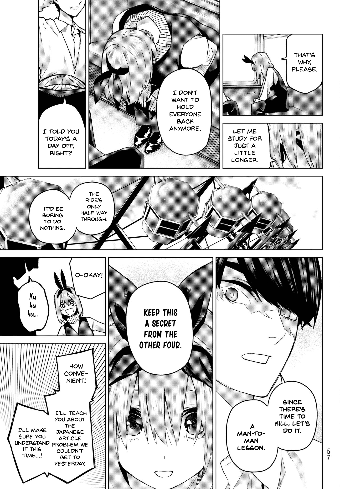 Go-Toubun No Hanayome - Chapter 56: The Last Exam - Yotsuba’s Side