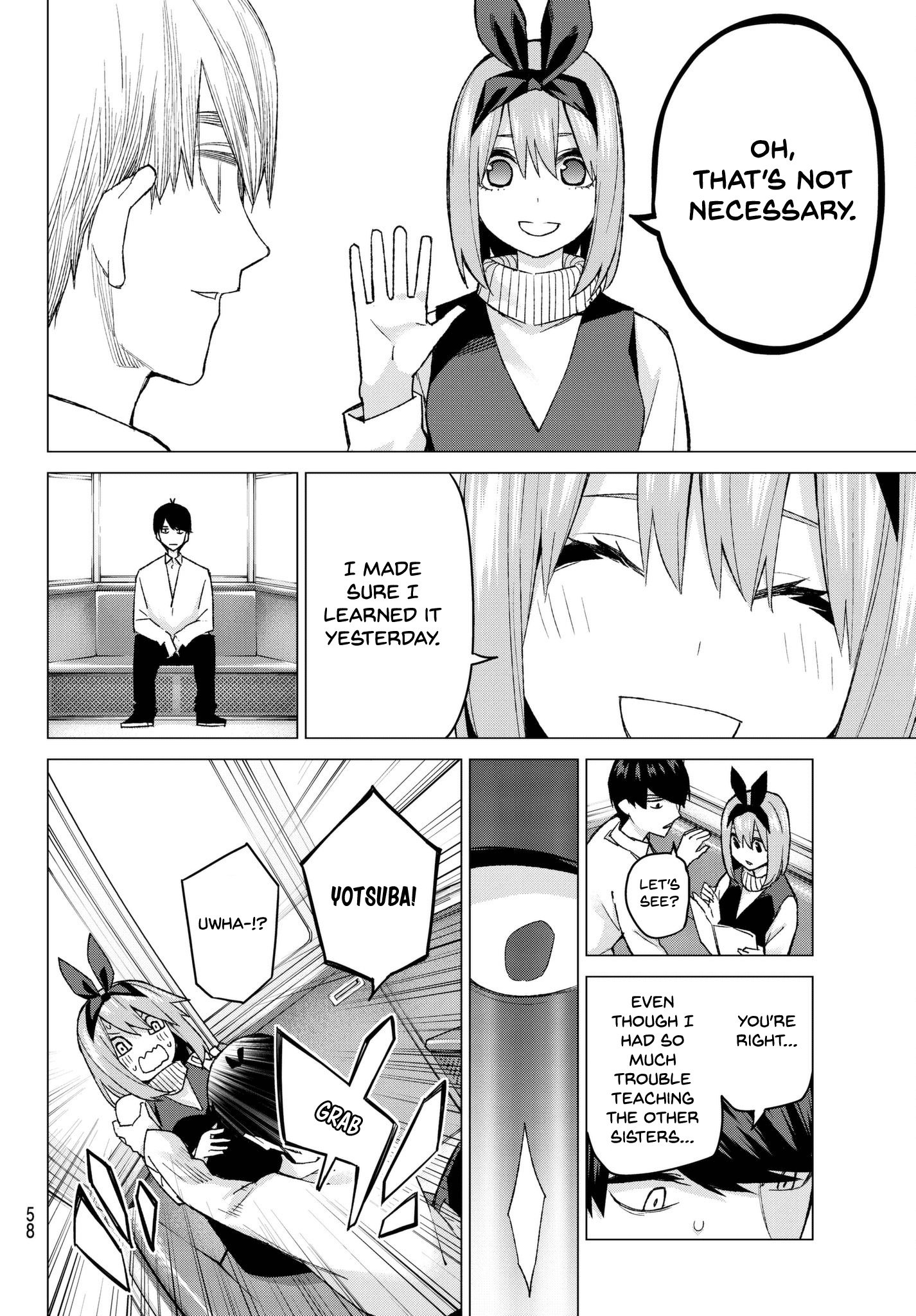 Go-Toubun No Hanayome - Chapter 56: The Last Exam - Yotsuba’s Side