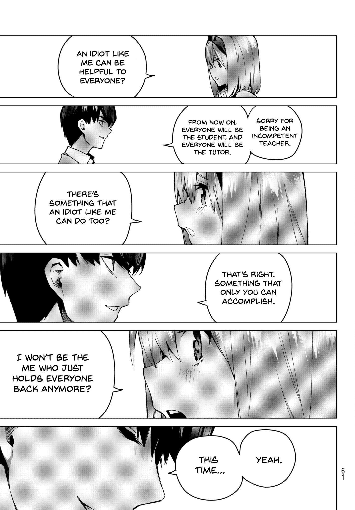 Go-Toubun No Hanayome - Chapter 56: The Last Exam - Yotsuba’s Side