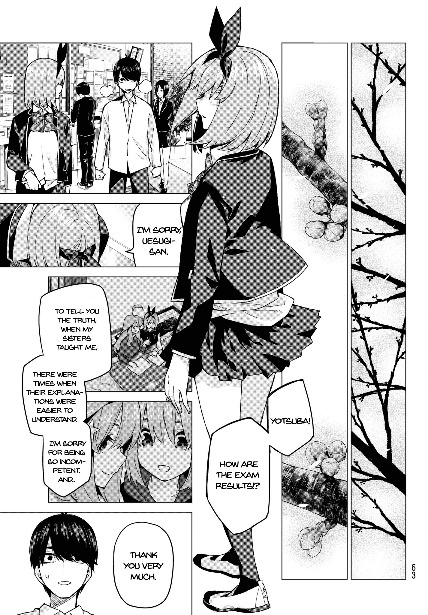 Go-Toubun No Hanayome - Chapter 56: The Last Exam - Yotsuba’s Side