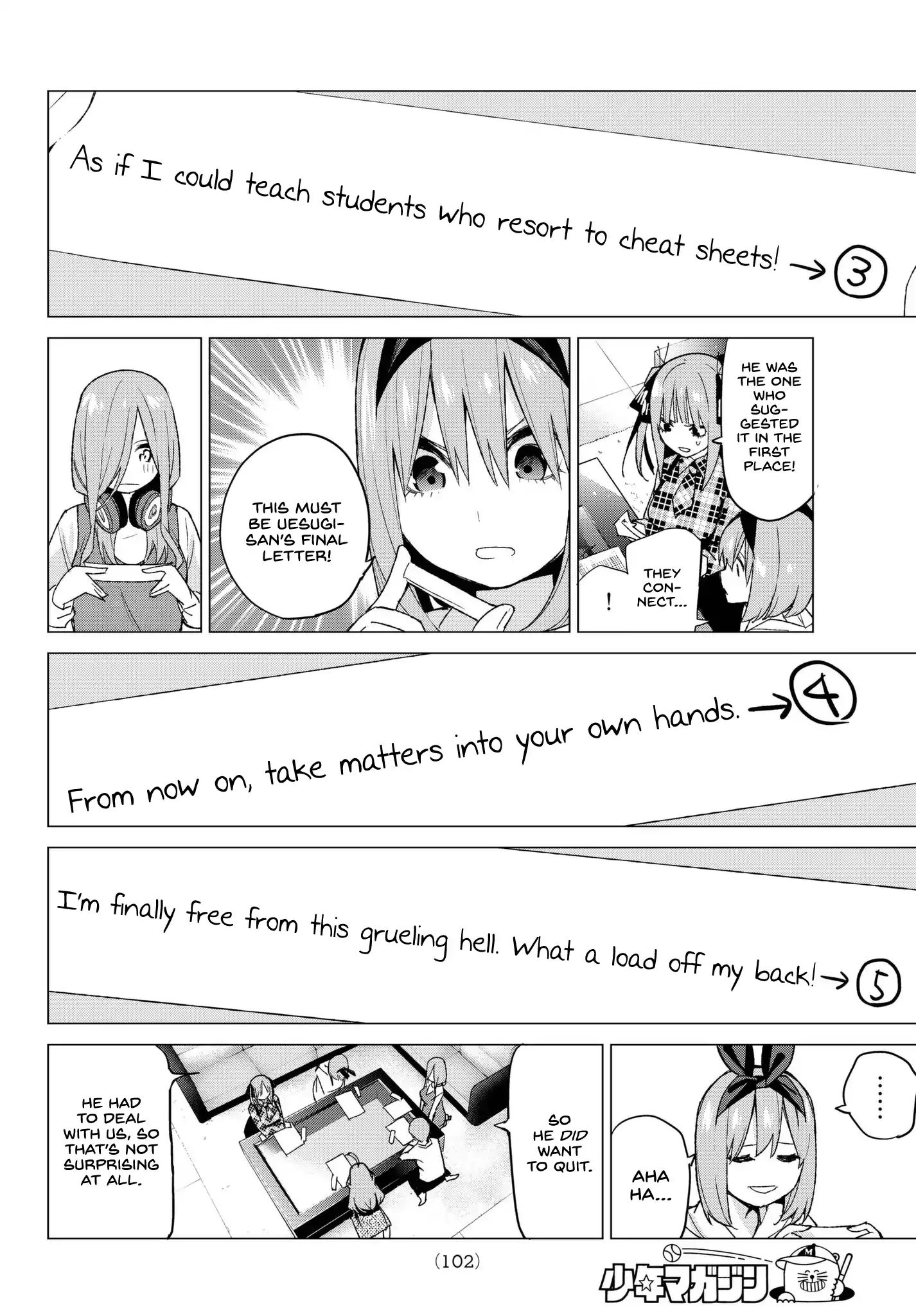 Go-Toubun No Hanayome - Chapter 49: Seven Goodbyes ⑪