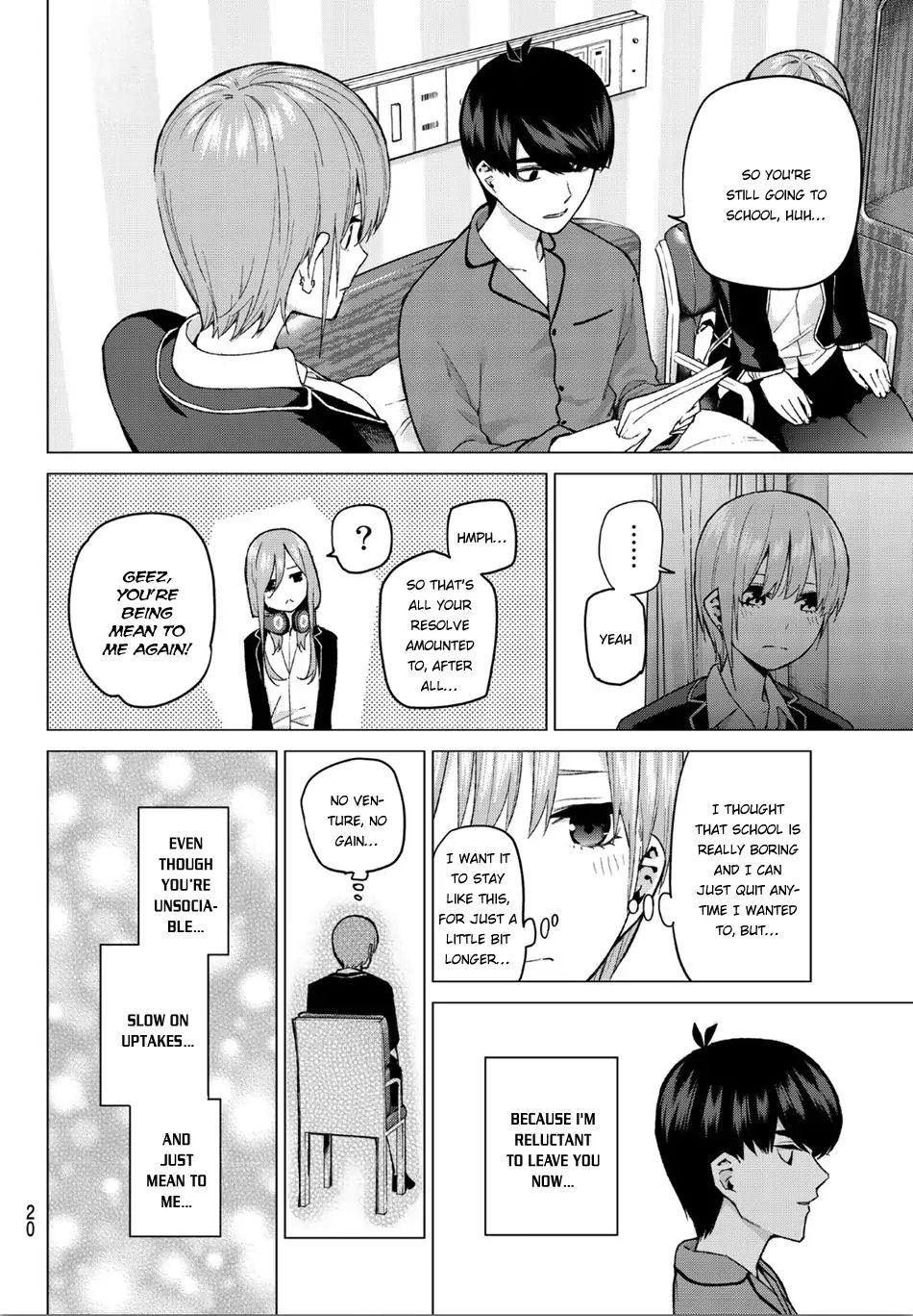 Go-Toubun No Hanayome - Vol.5 Chapter 33: Encounter At Hospital Visit