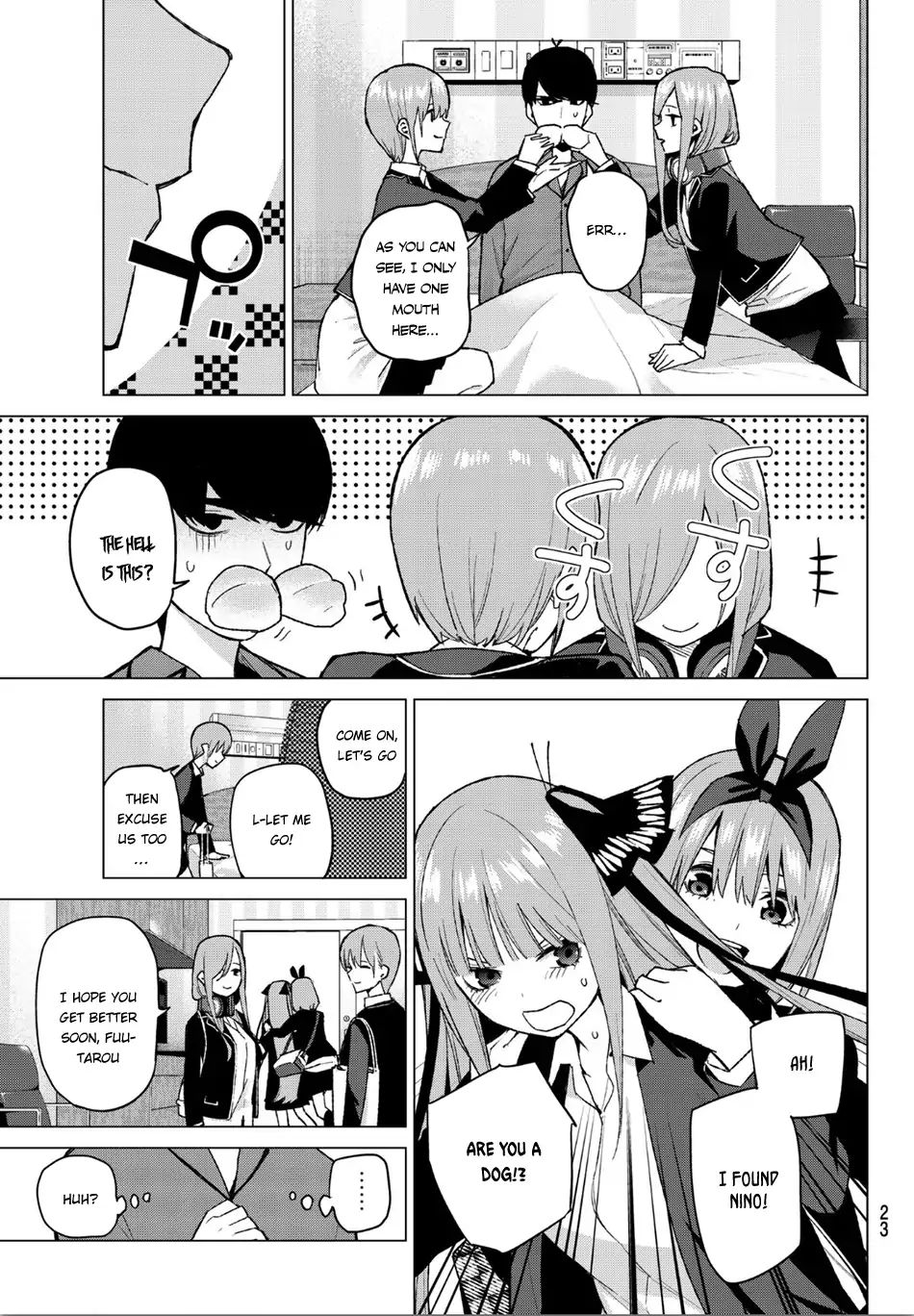 Go-Toubun No Hanayome - Vol.5 Chapter 33: Encounter At Hospital Visit