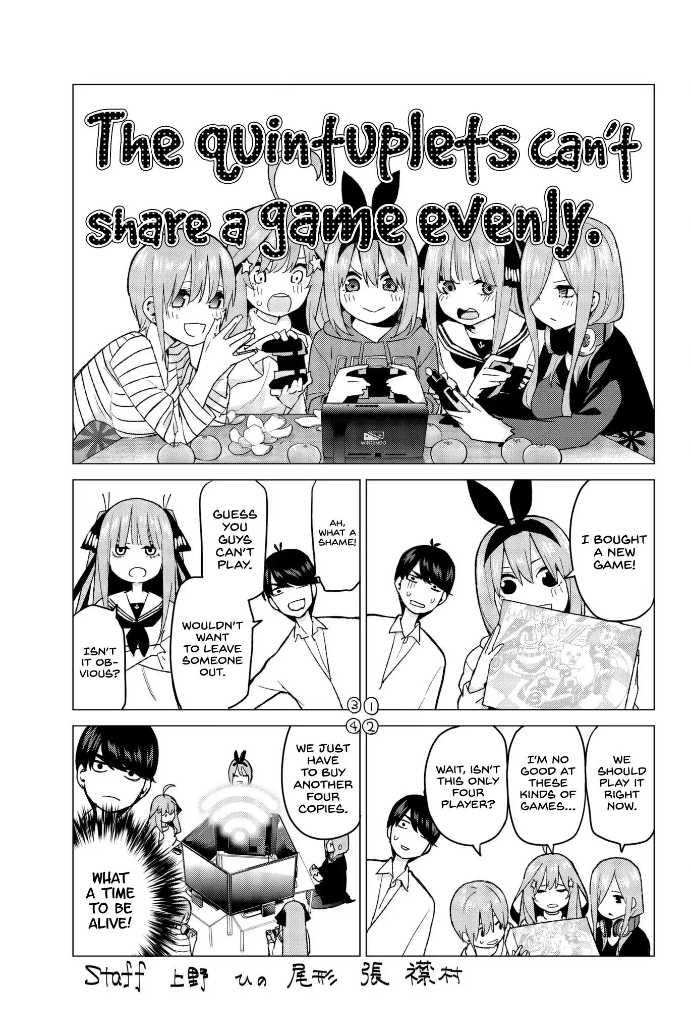 Go-Toubun No Hanayome - Vol.5 Chapter 41.5: Vol 5 Extras