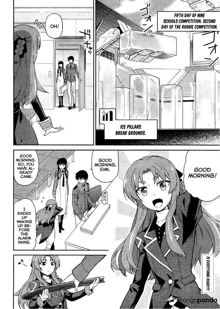 Mahouka Koukou No Rettousei - Kyuukousen Hen - Chapter 14 : Rookie Competitions ~Ice And Flames