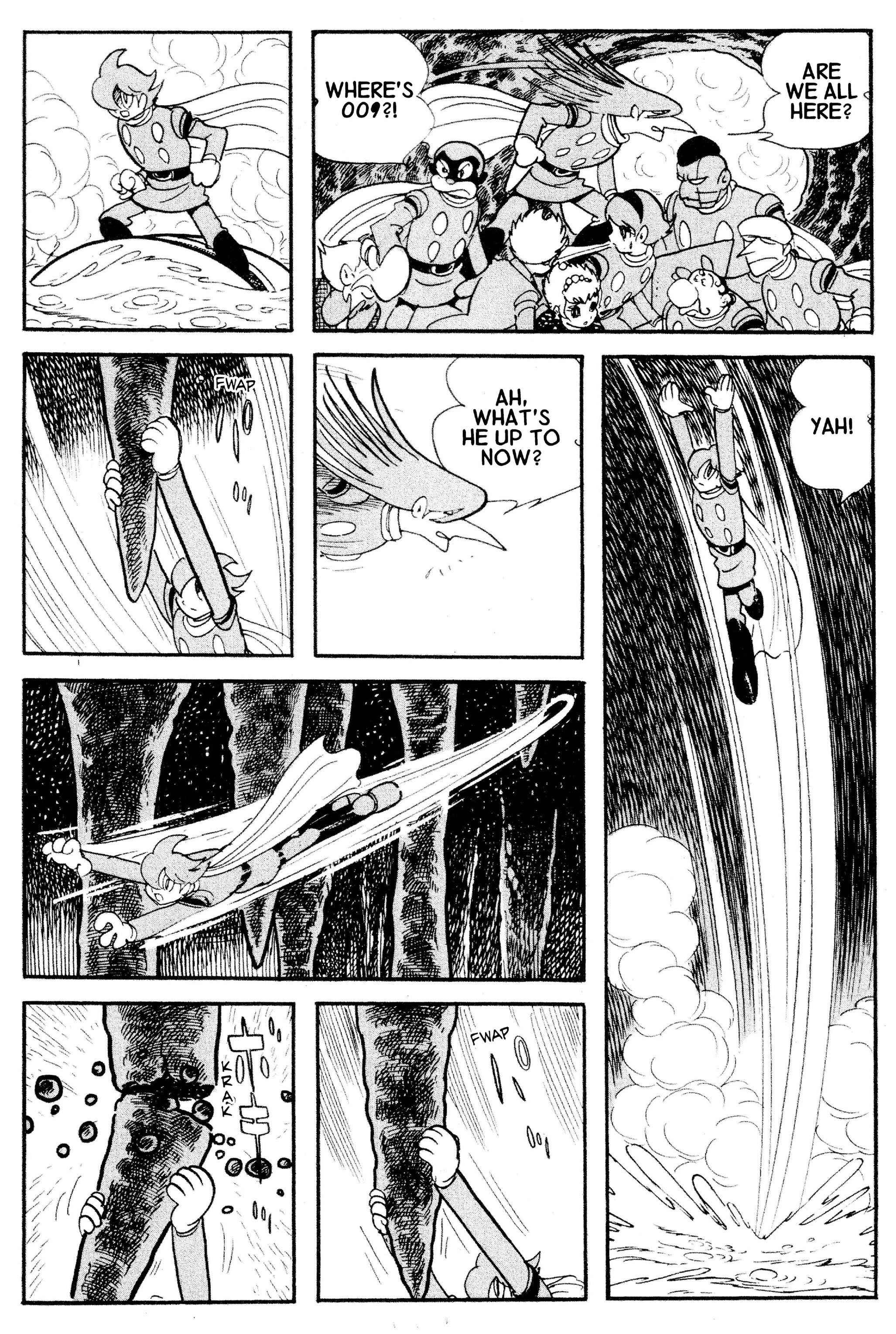 Cyborg 009 - Chapter 34.1: The Underground Empire Of Hades Story | Into The Underground Lair