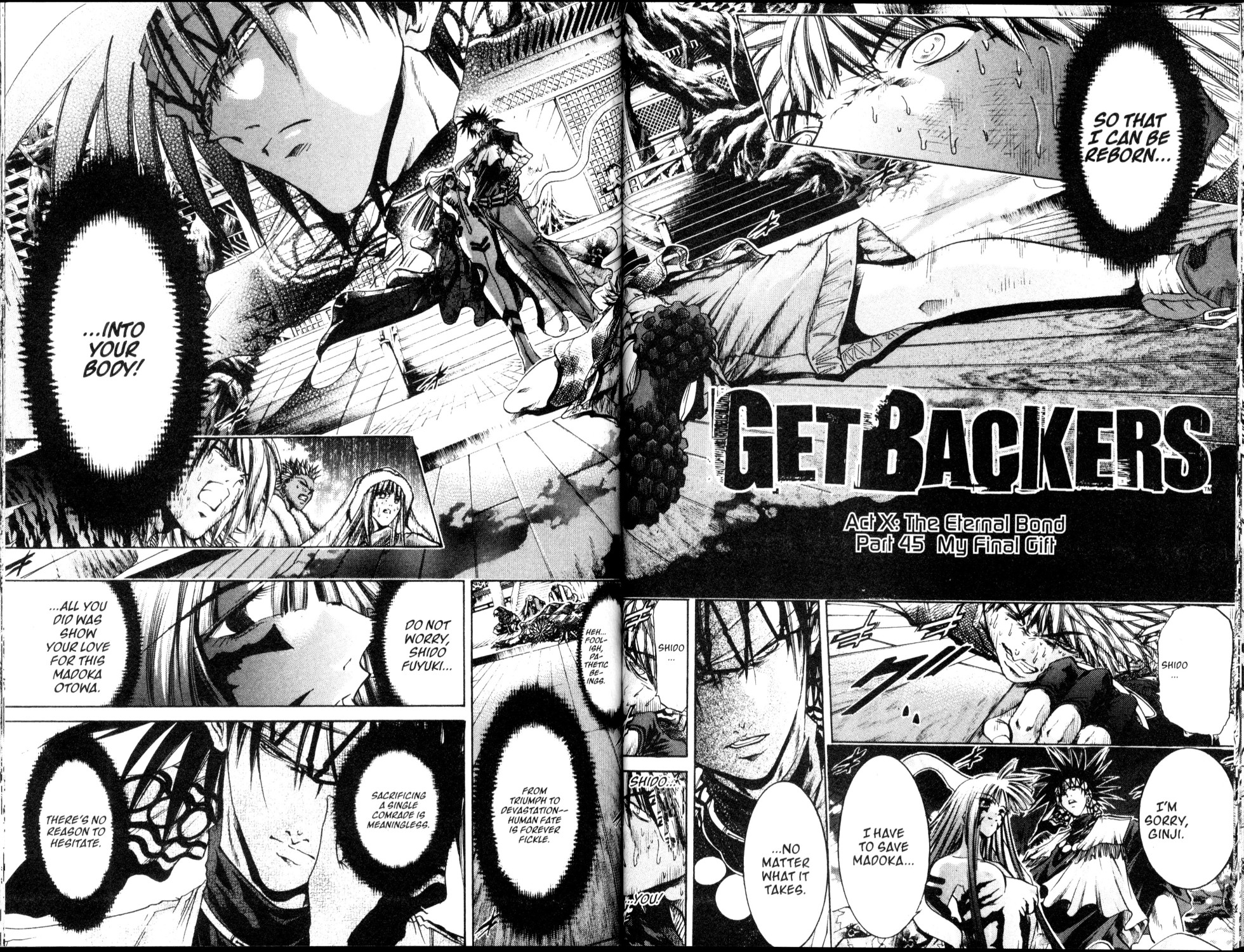 Get Backers - Vol.24 Chapter 206: Act X:the Eternal Bond (45):My Final Gift