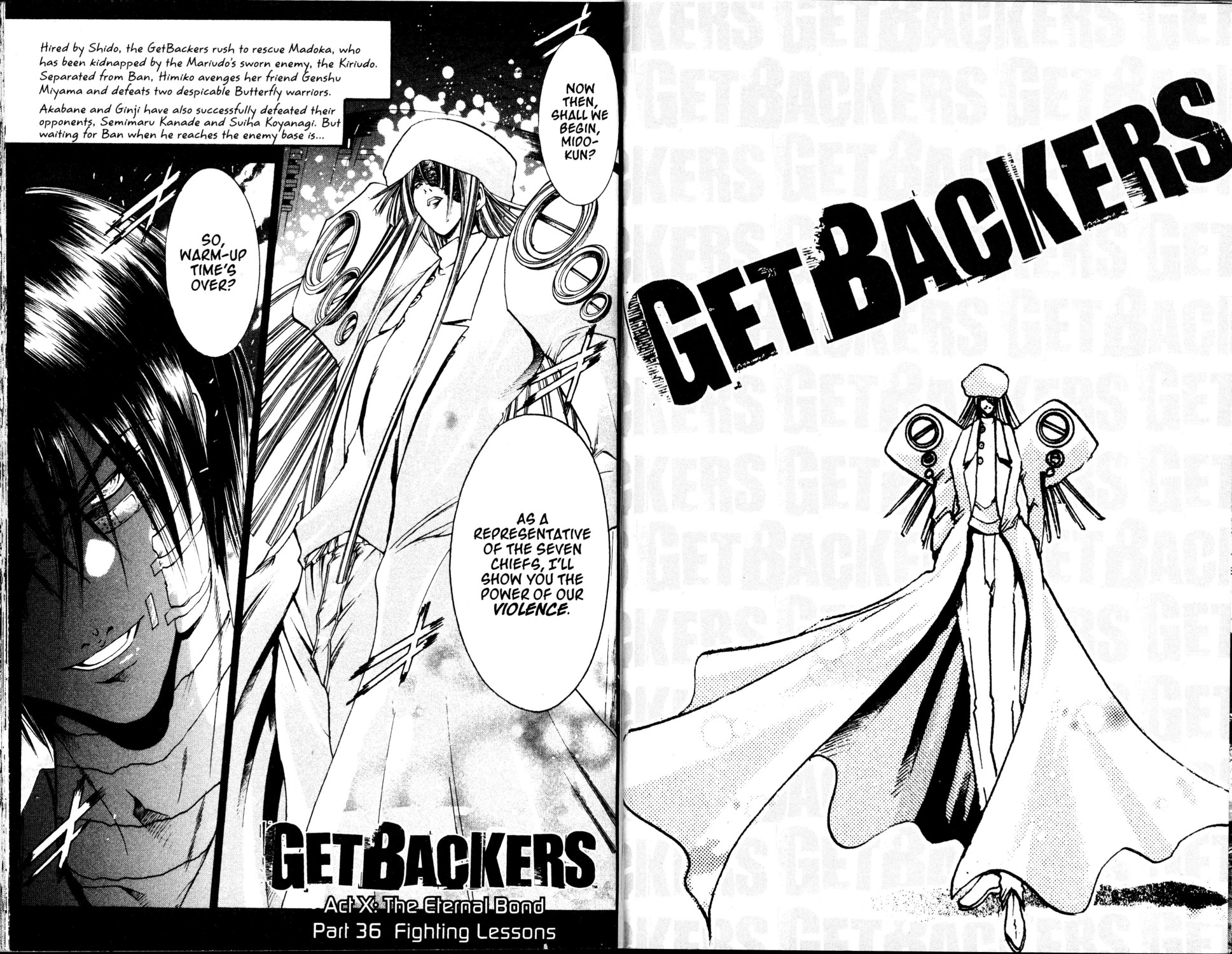 Get Backers - Vol.23 Chapter 197: Act X:the Eternal Bond (36):Fighting Lessons