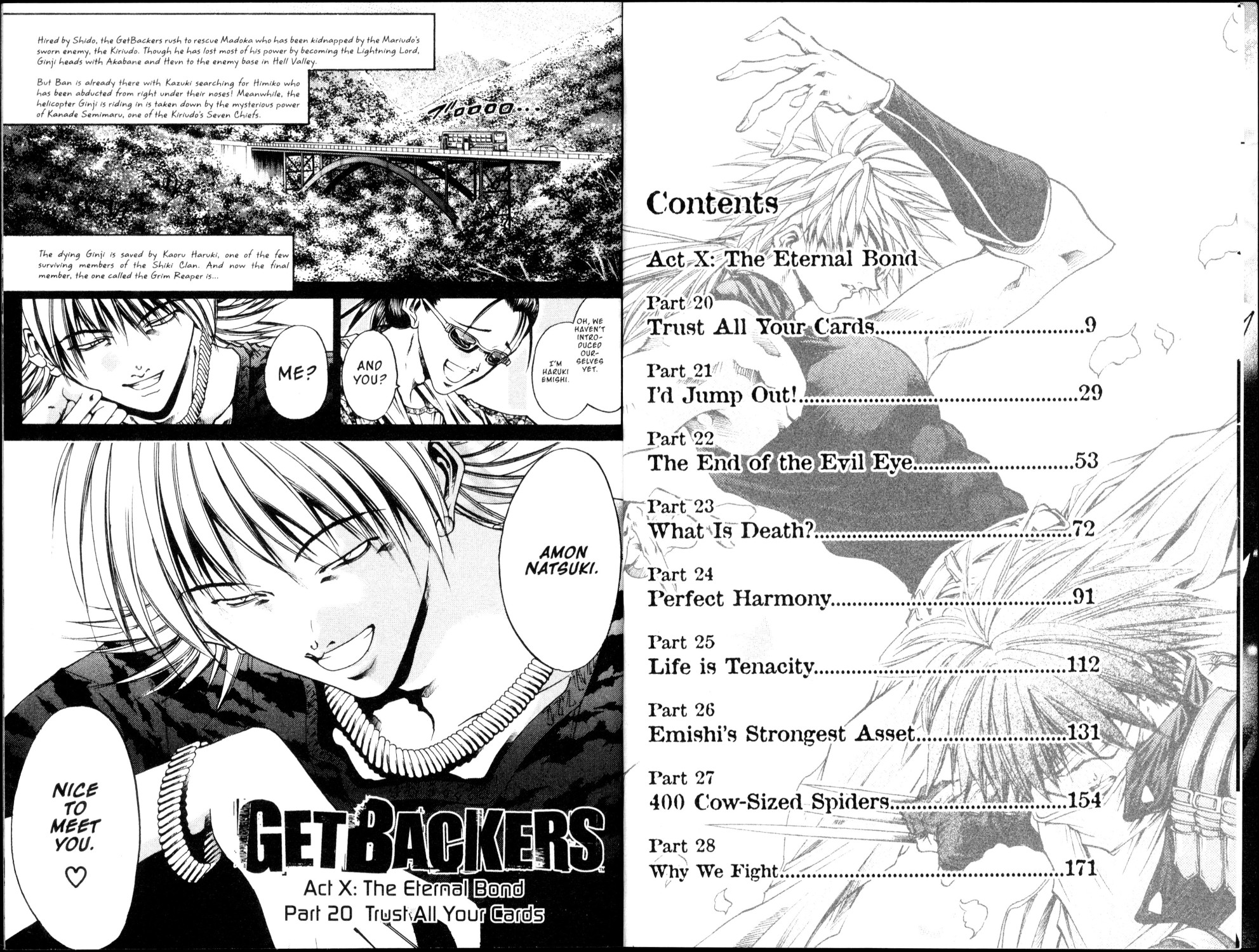 Get Backers - Vol.22 Chapter 181: Act X:the Eternal Bond (20):Trust All Your Cards