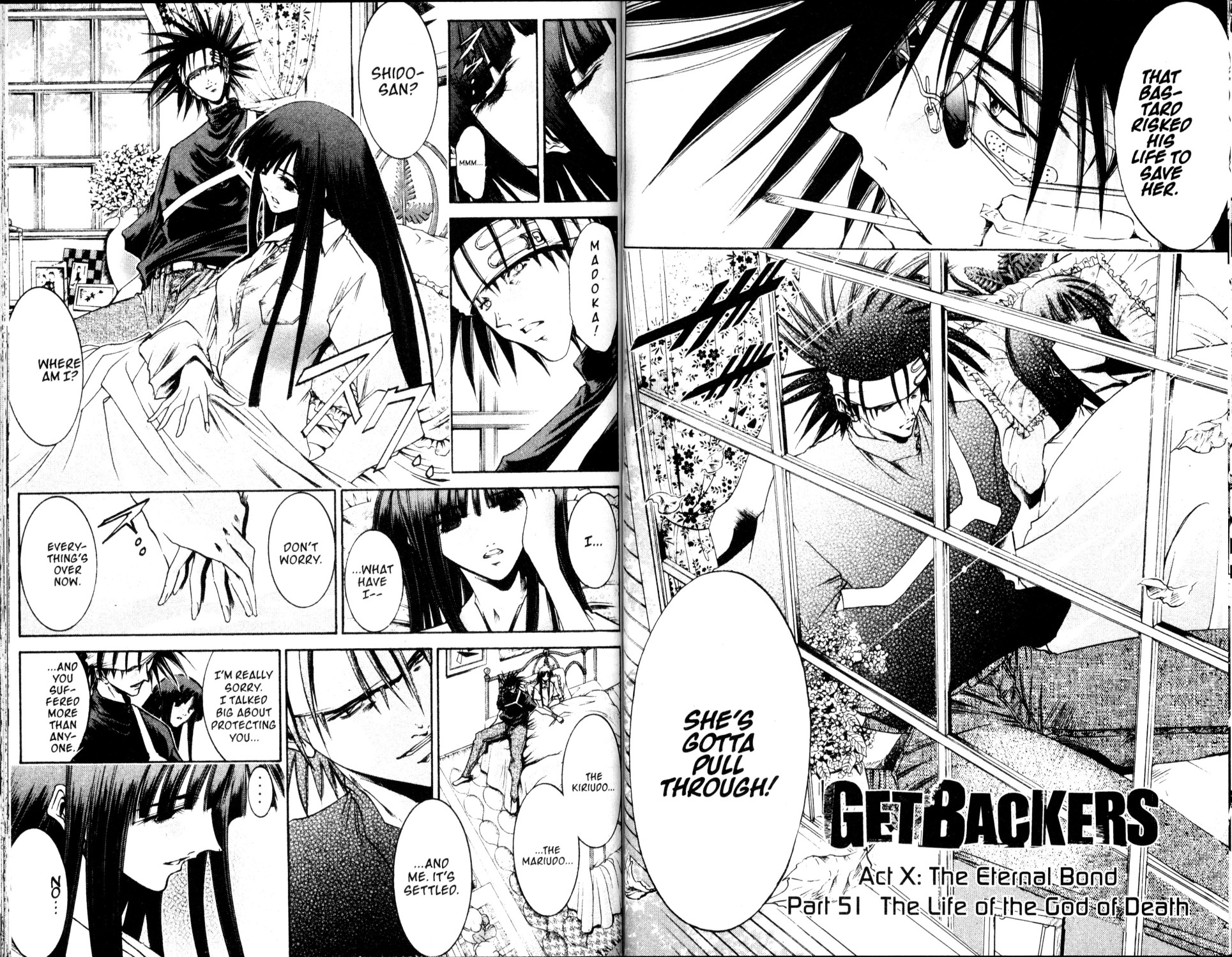 Get Backers - Vol.25 Chapter 212: Act X:the Eternal Bond (51):The Life Of The God Of Death