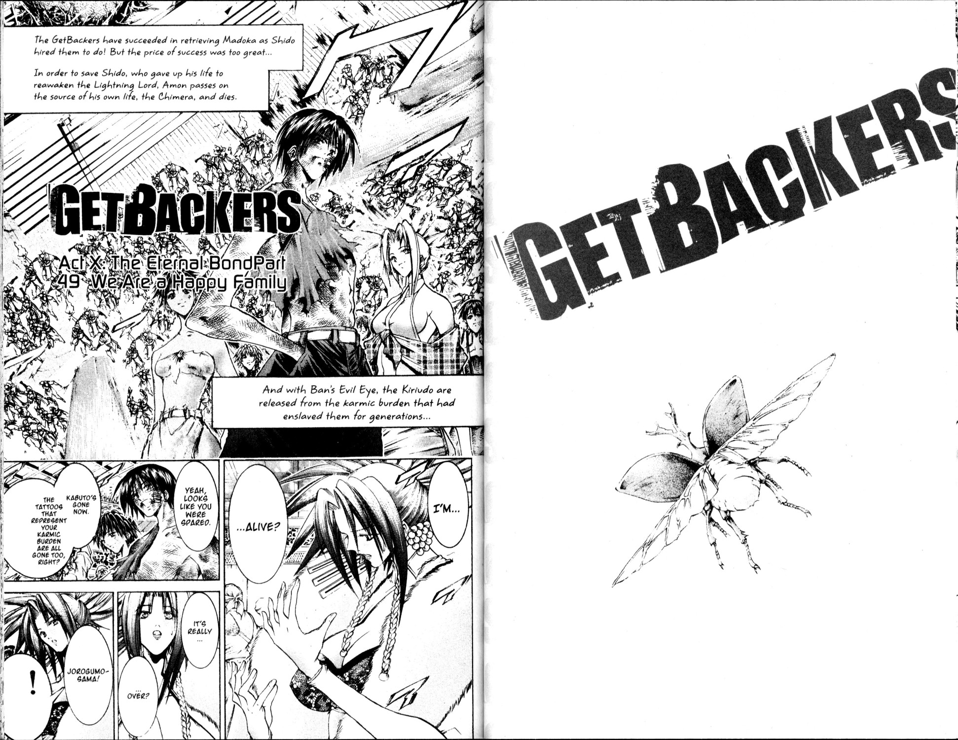 Get Backers - Vol.25 Chapter 210: Act X:the Eternal Bond (49):We Are A Happy Family