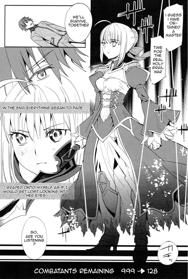 Fate/Extra - Vol.1 Chapter 2 : The Curtain Rises On The Holy Grail War