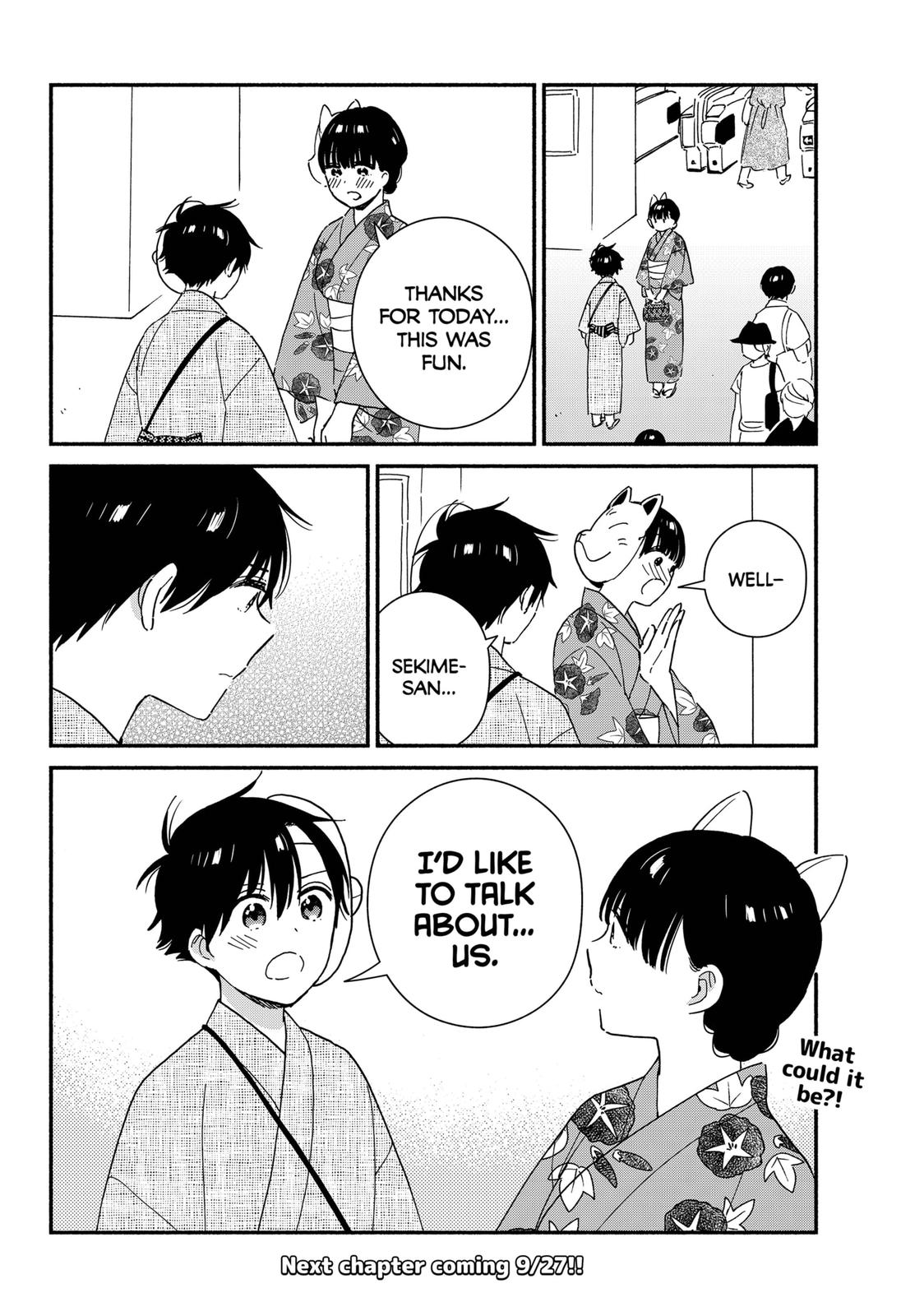 Don't Blush, Sekime-San! - Chapter 27