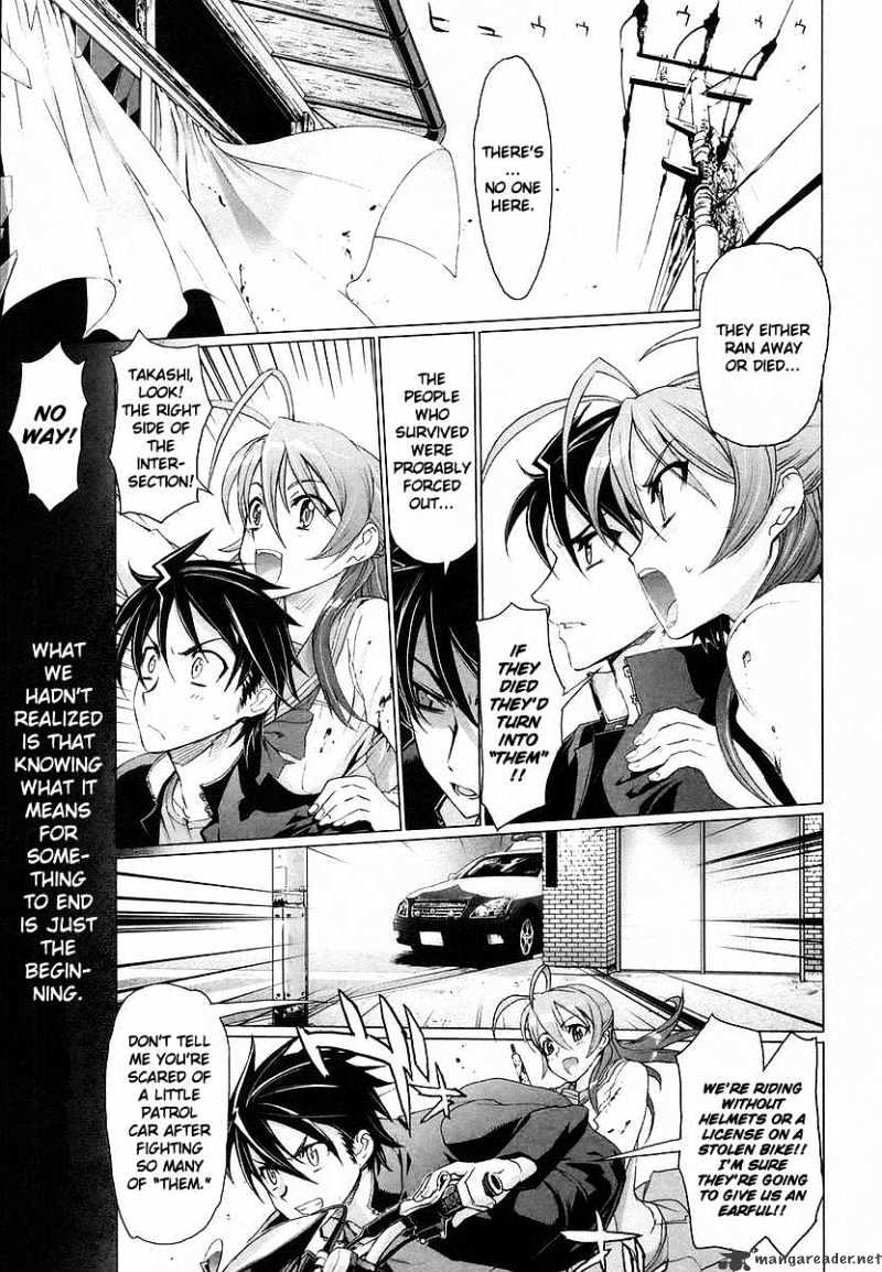 Highschool Of The Dead - Chapter 4